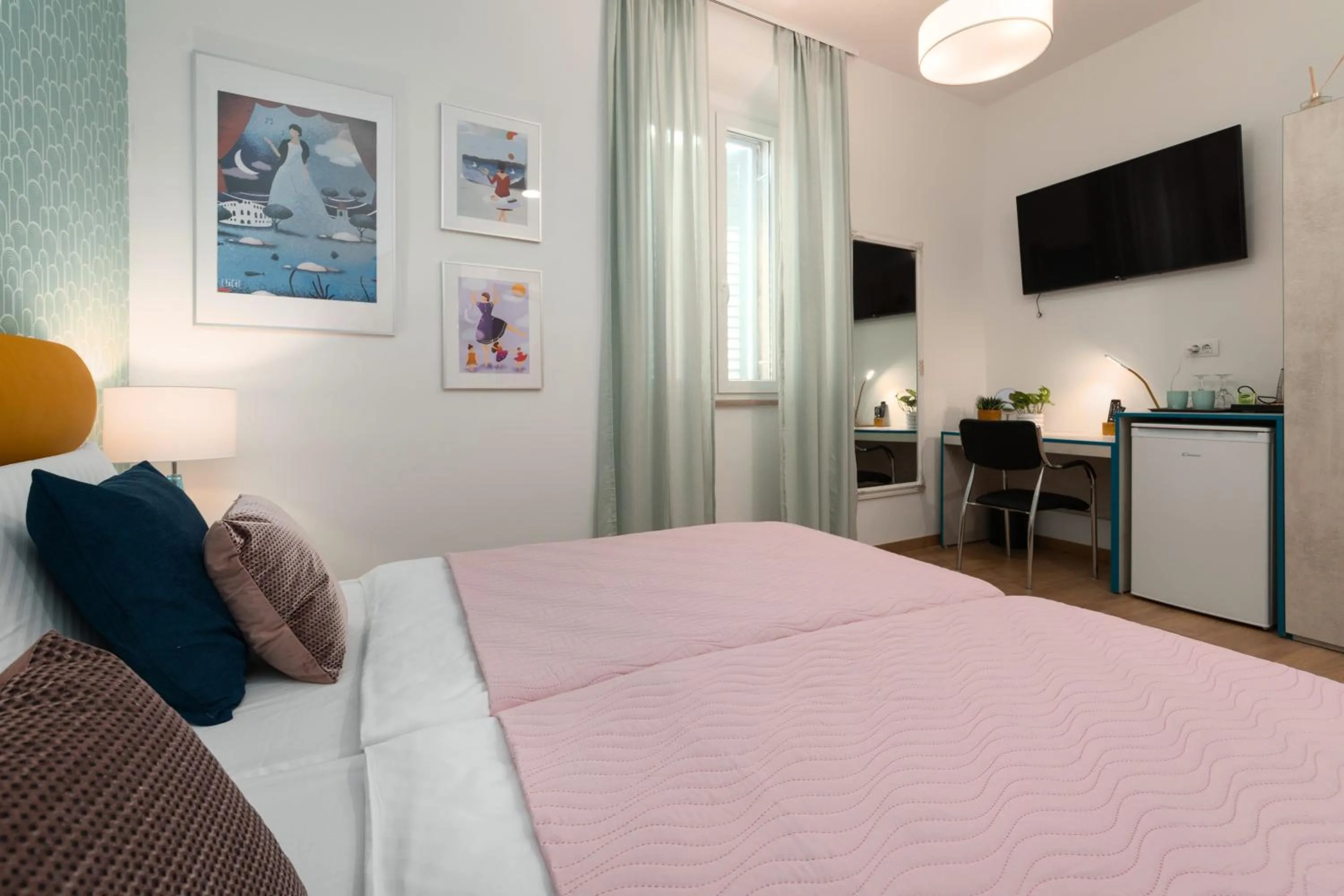 Bed in Polesana Rooms