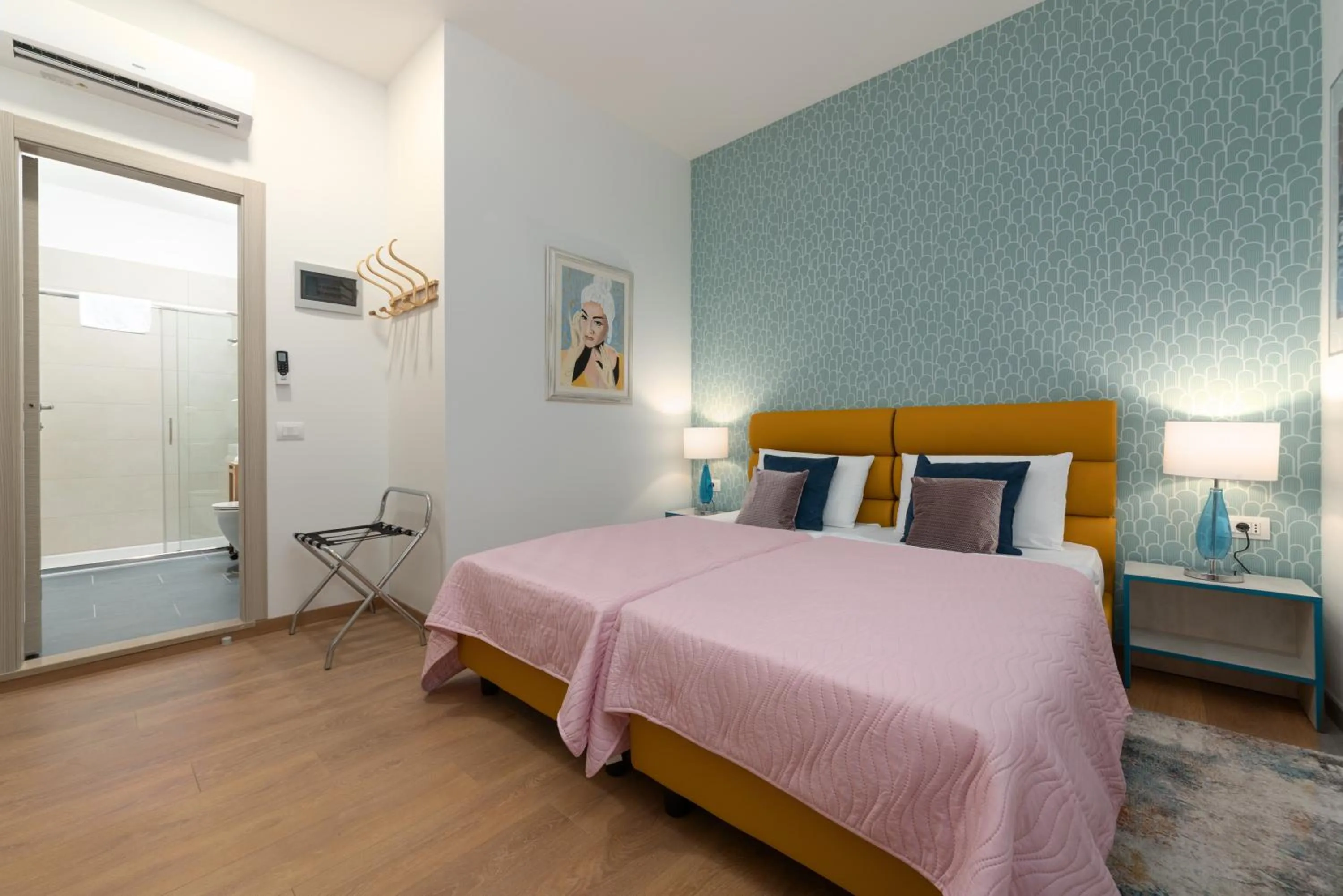 Bed in Polesana Rooms