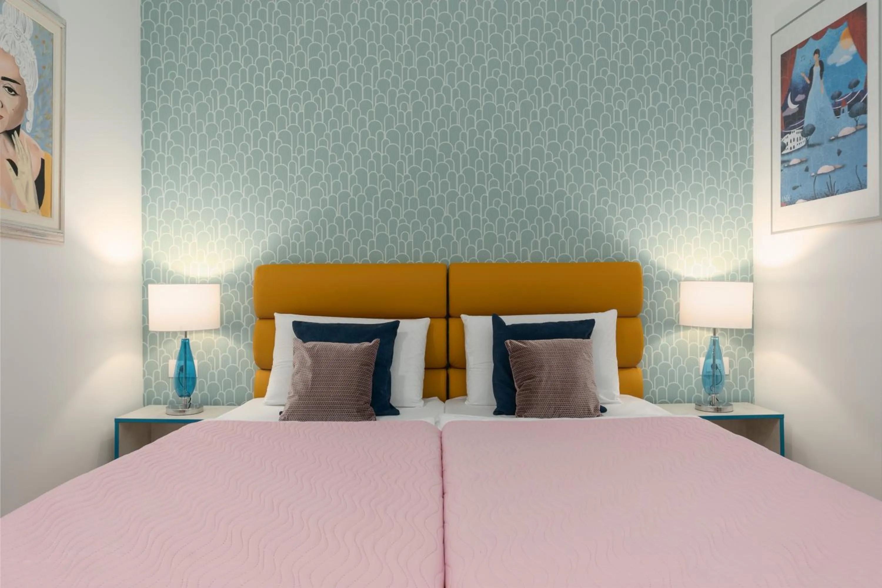 Bed in Polesana Rooms