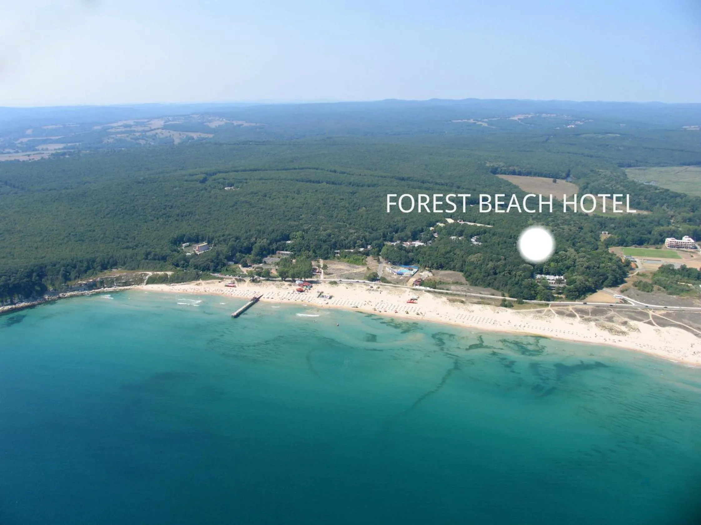 Bird's eye view in Hotel Forest Beach