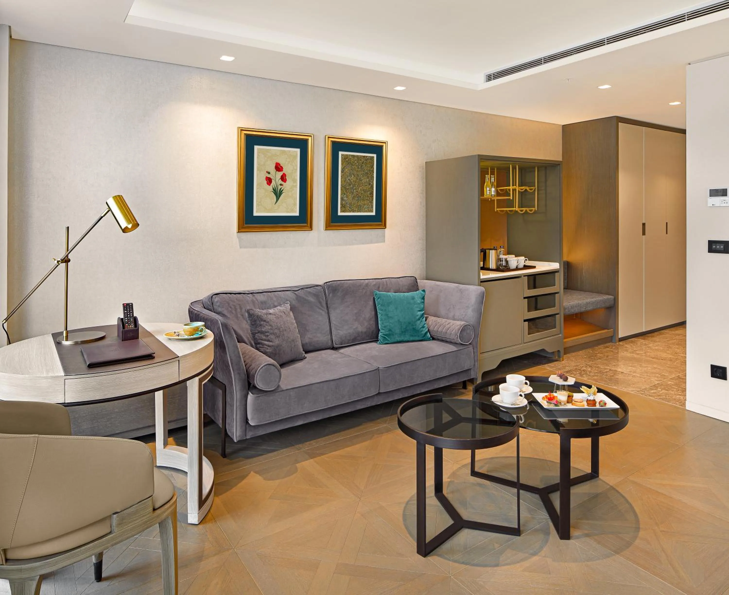 Seating area in Wanda Vista Istanbul