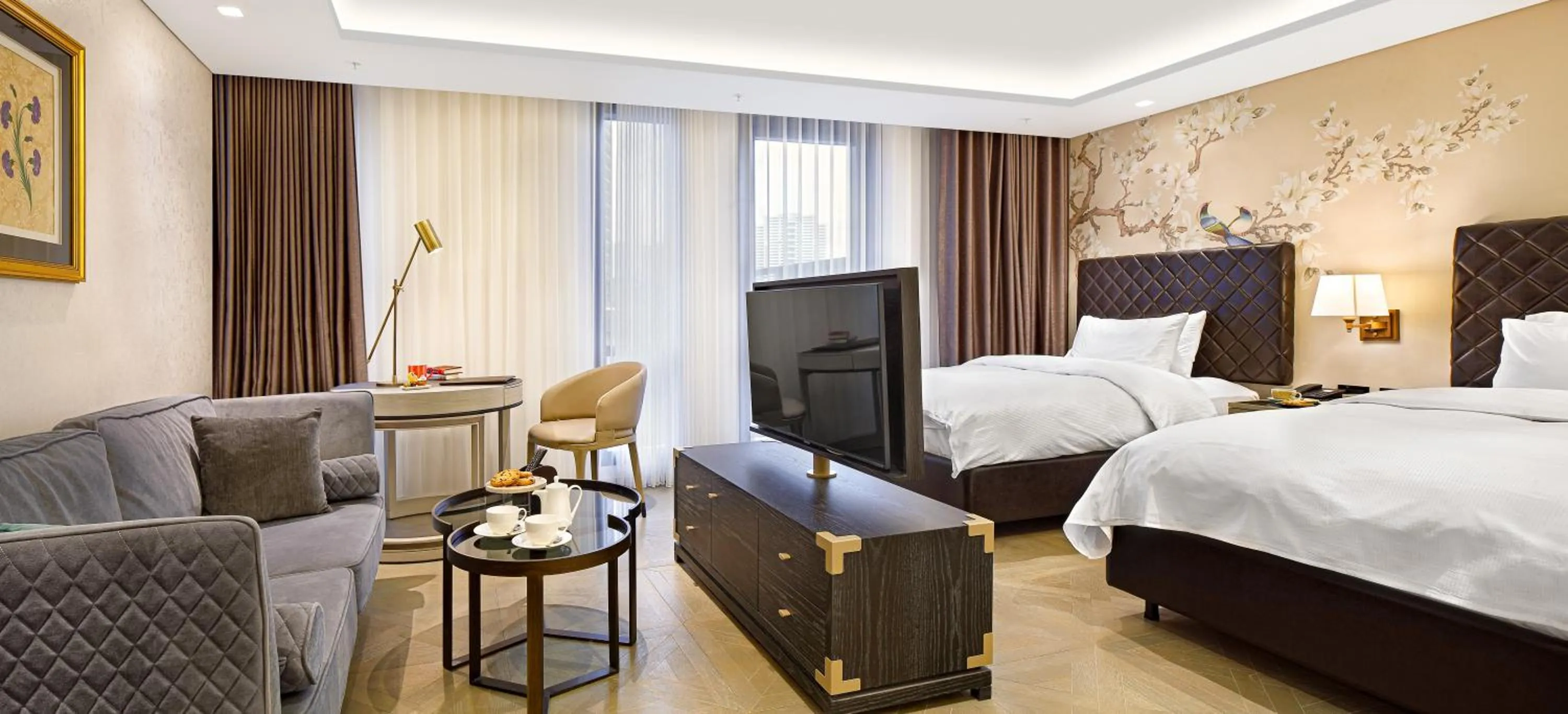 Bed in Wanda Vista Istanbul