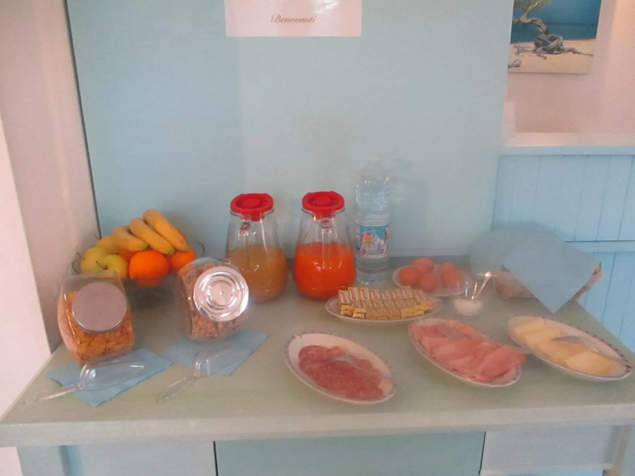 Food and drinks in Villa Margherita Suite & charme