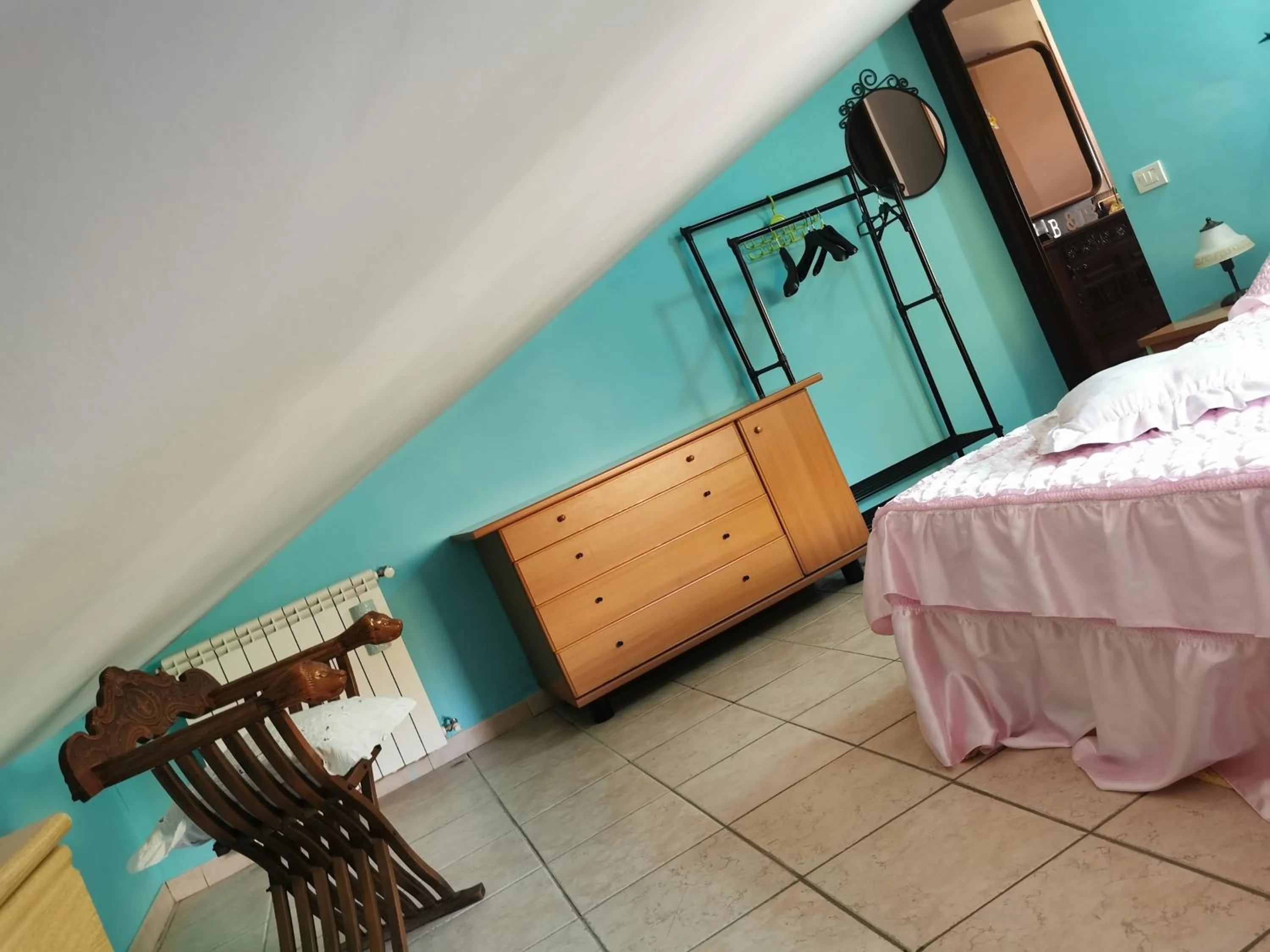 Bed in Alloggio turistico Id 14737 La mansarda Free Parking, wi-fi