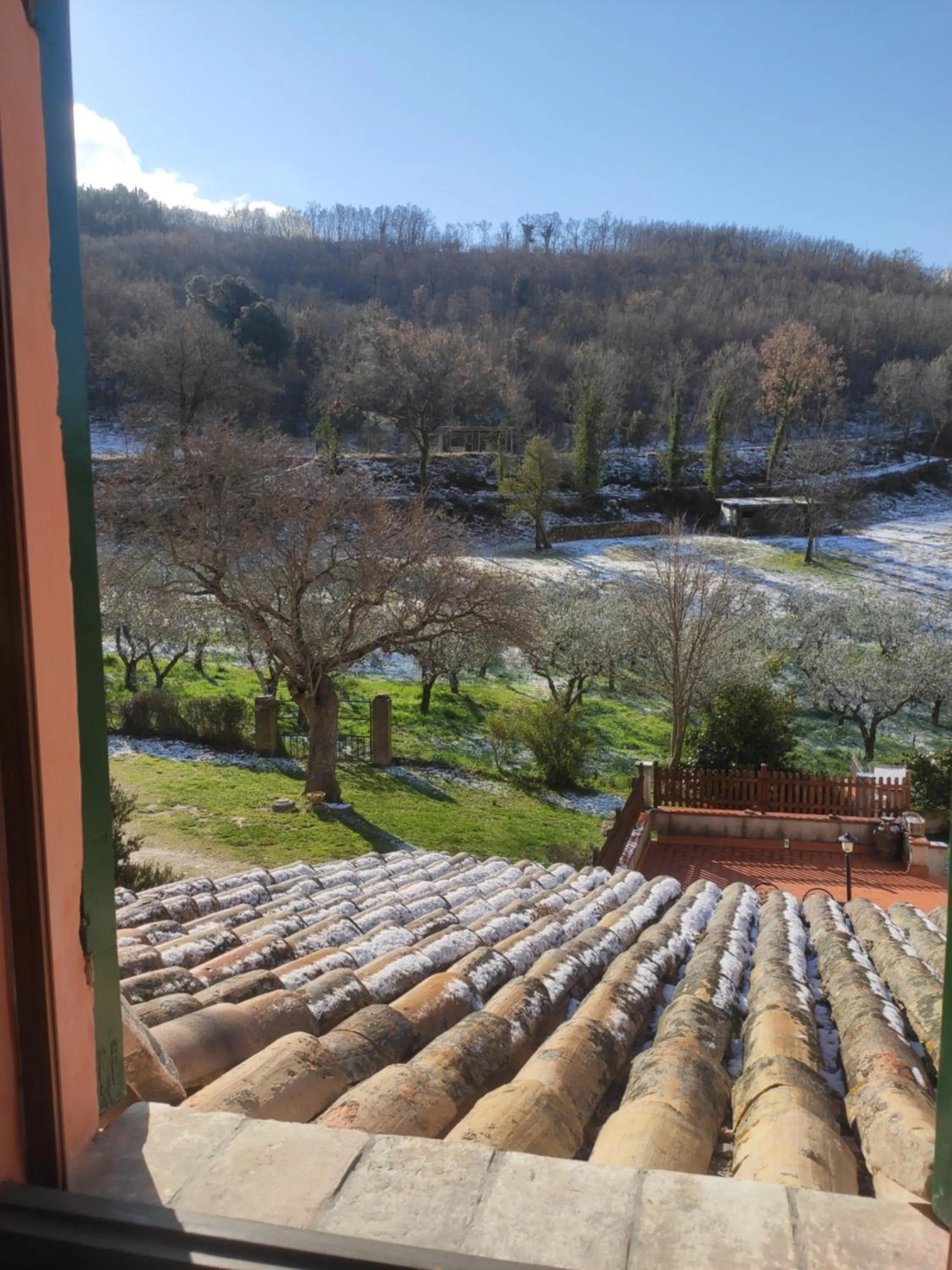 Natural landscape in B&B I Martelli