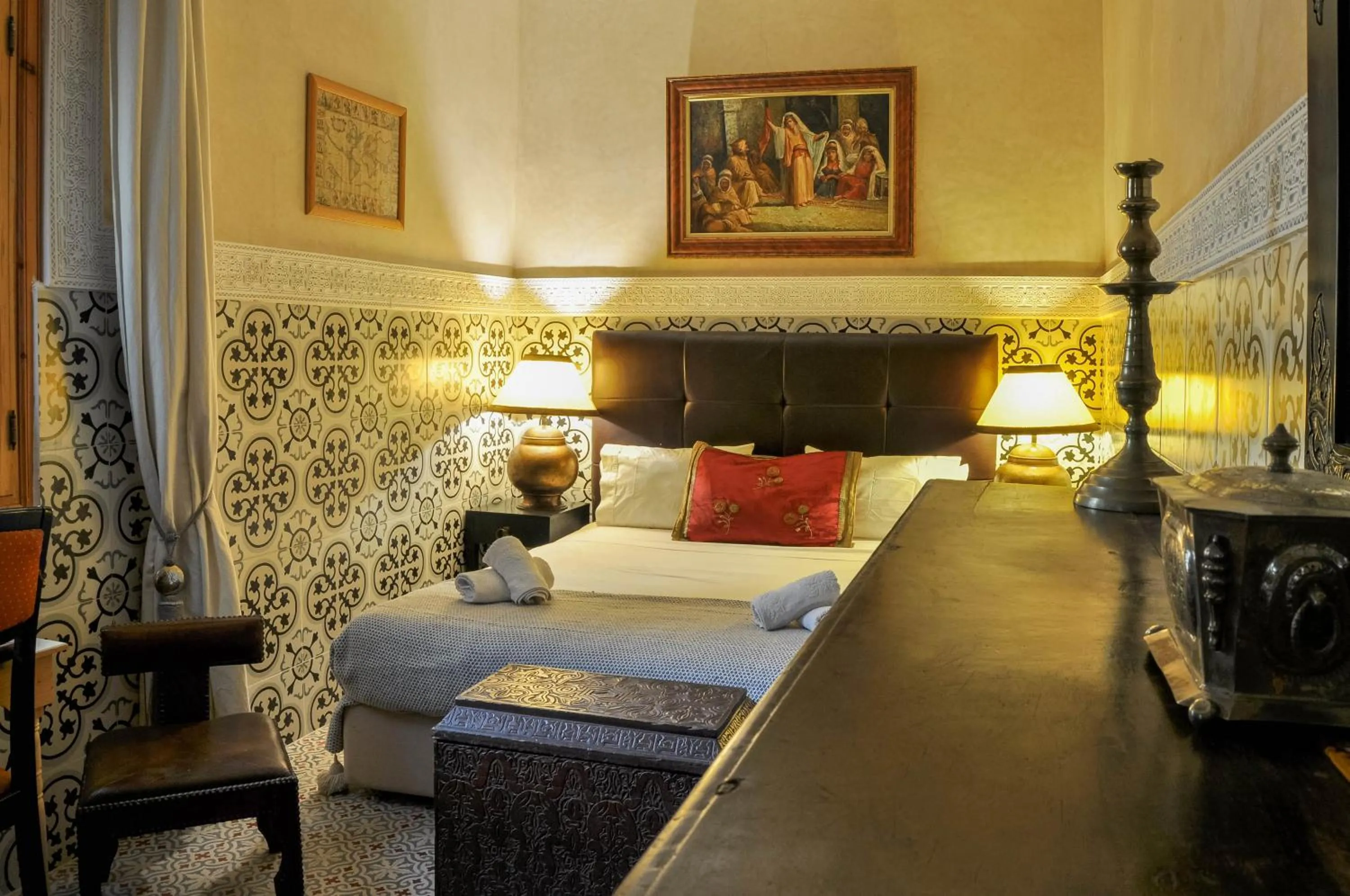 Bedroom, Bed in Riad Inaka