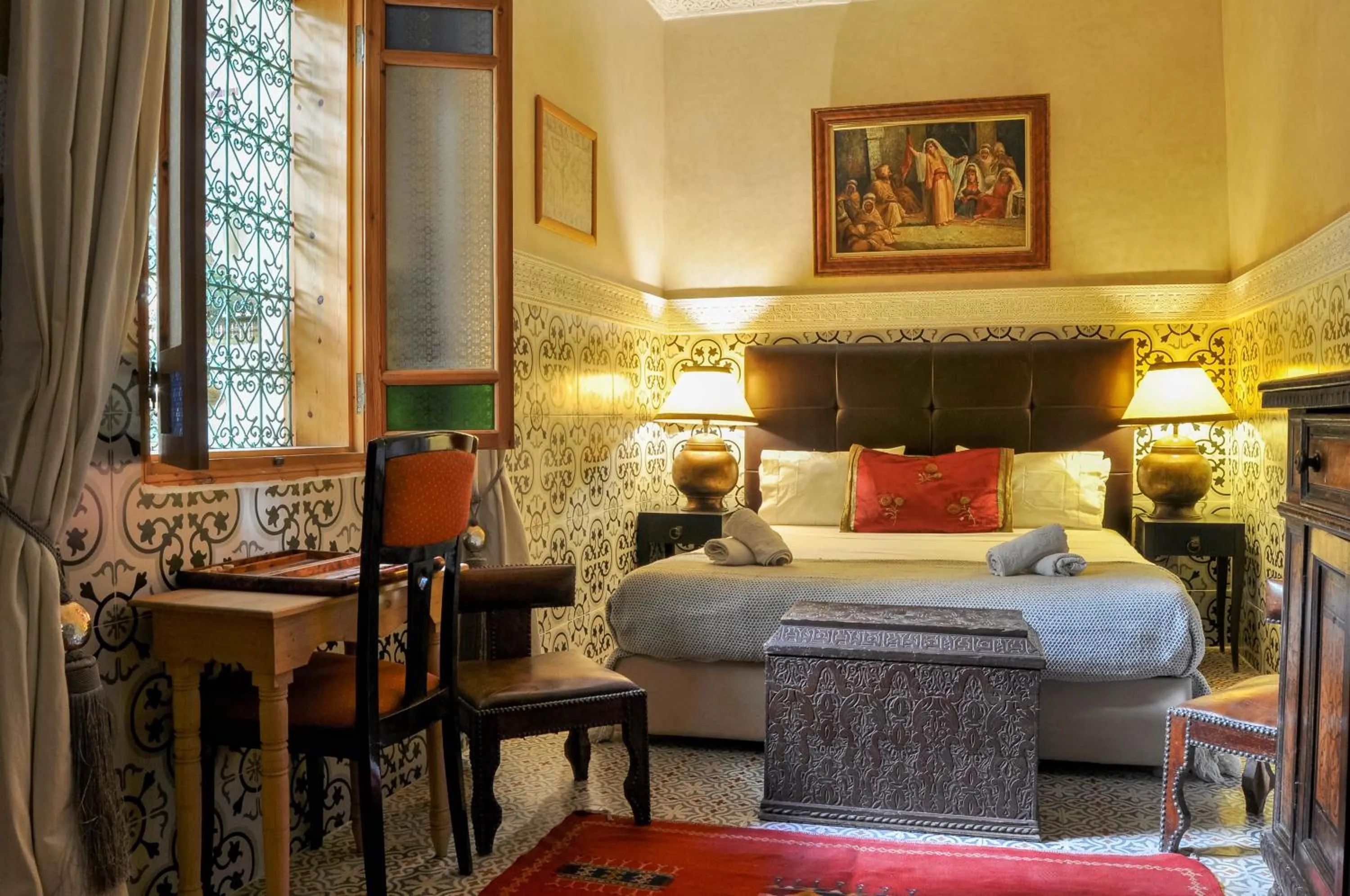 Bedroom, Bed in Riad Inaka