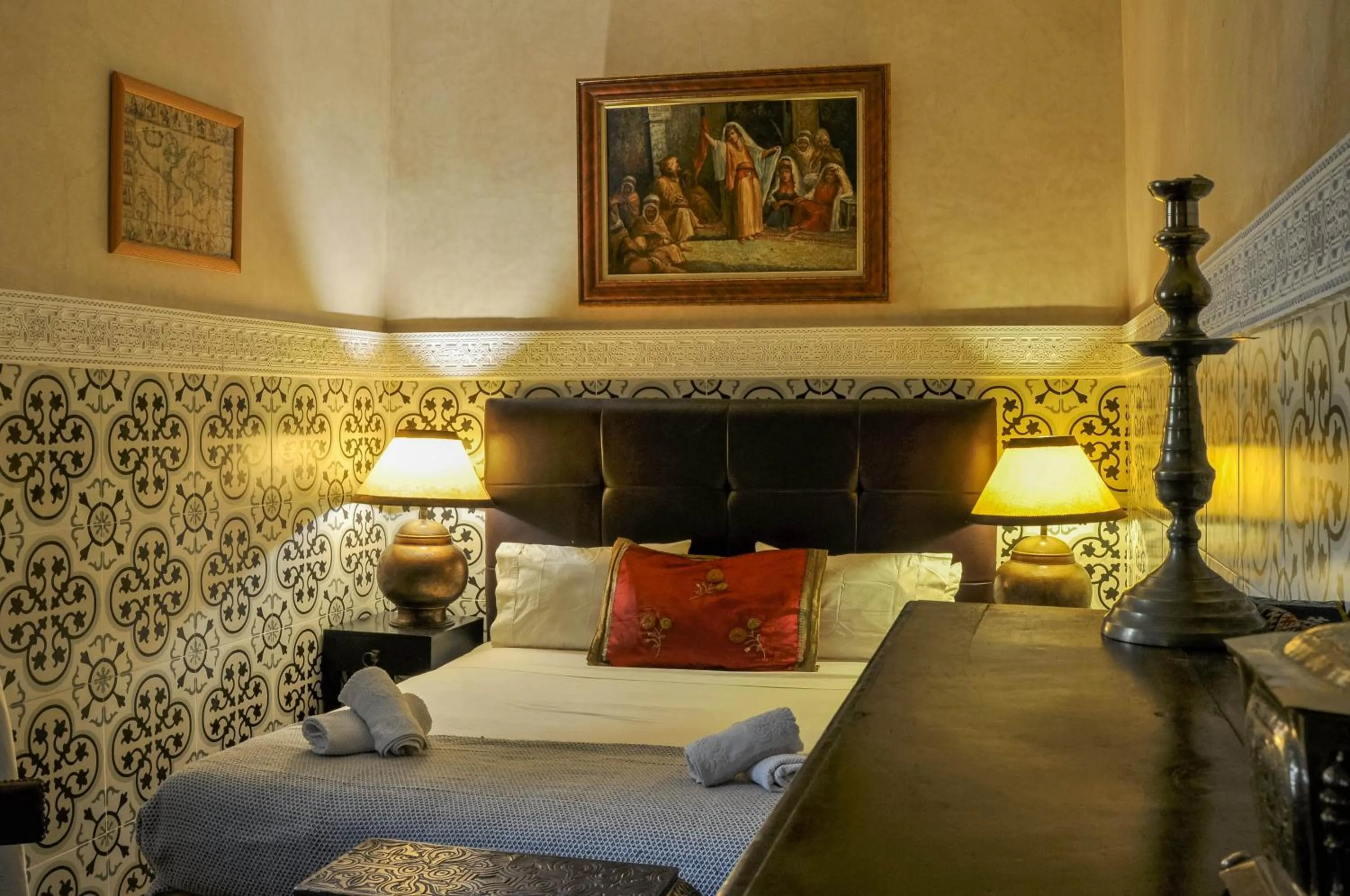 Bedroom, Bed in Riad Inaka