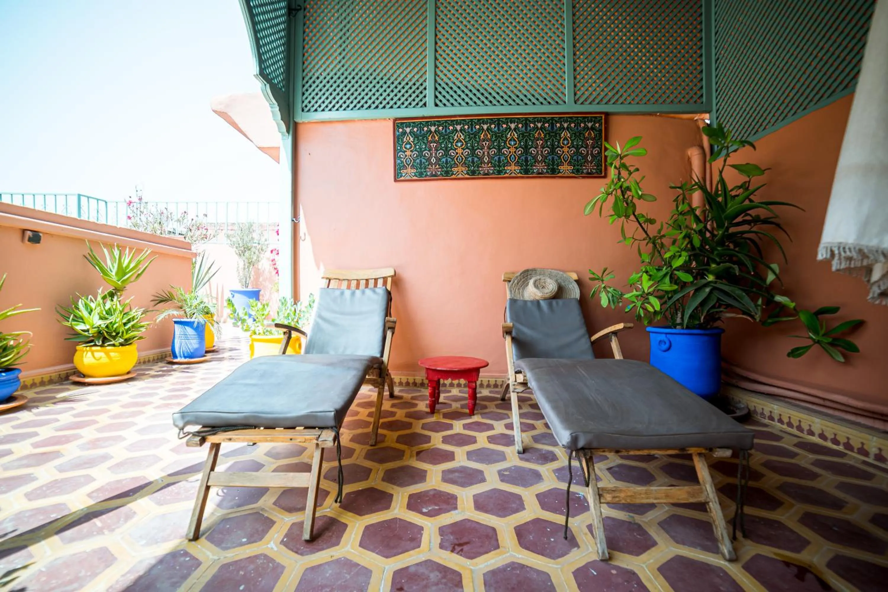 Patio in Riad Inaka