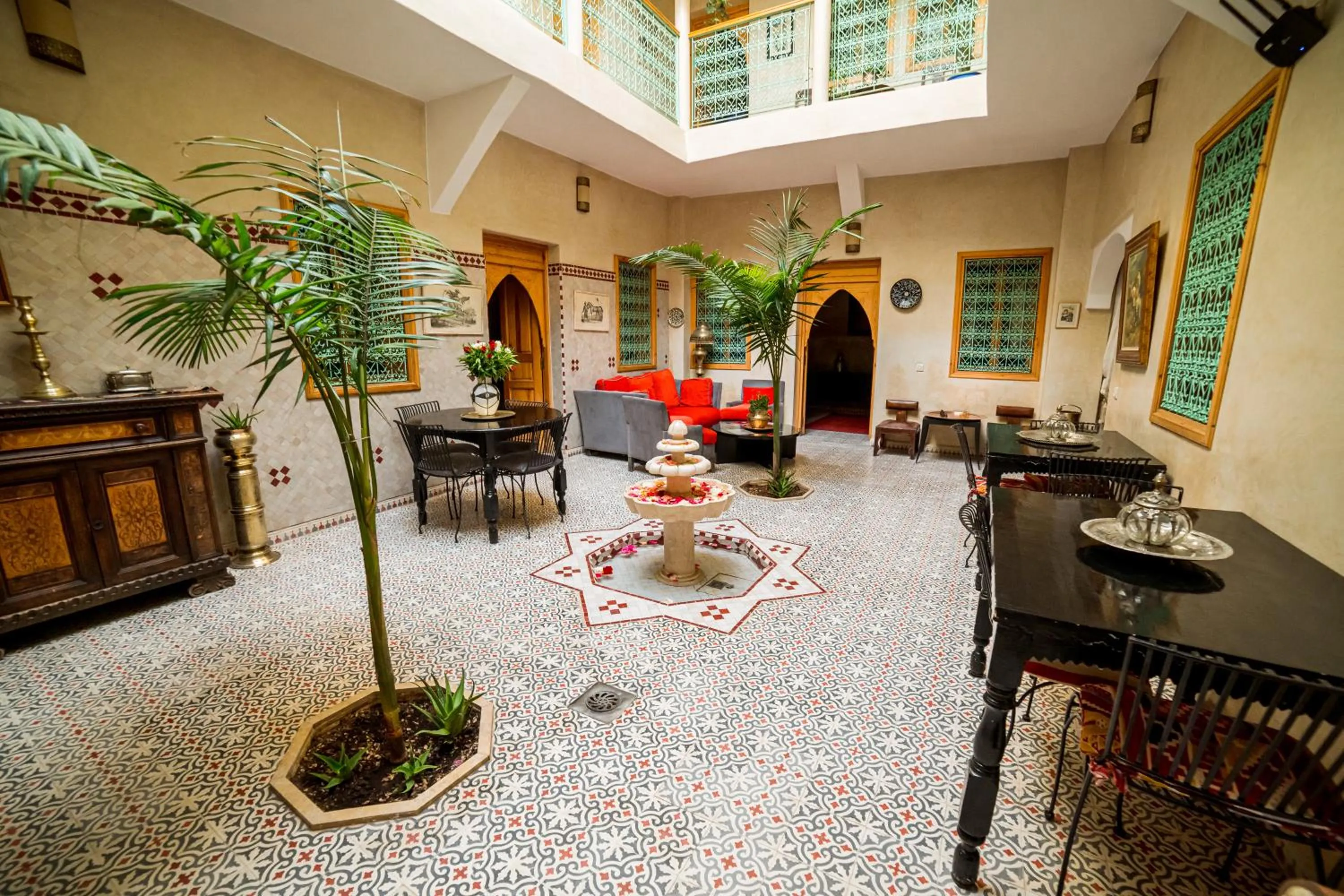 Living room in Riad Inaka