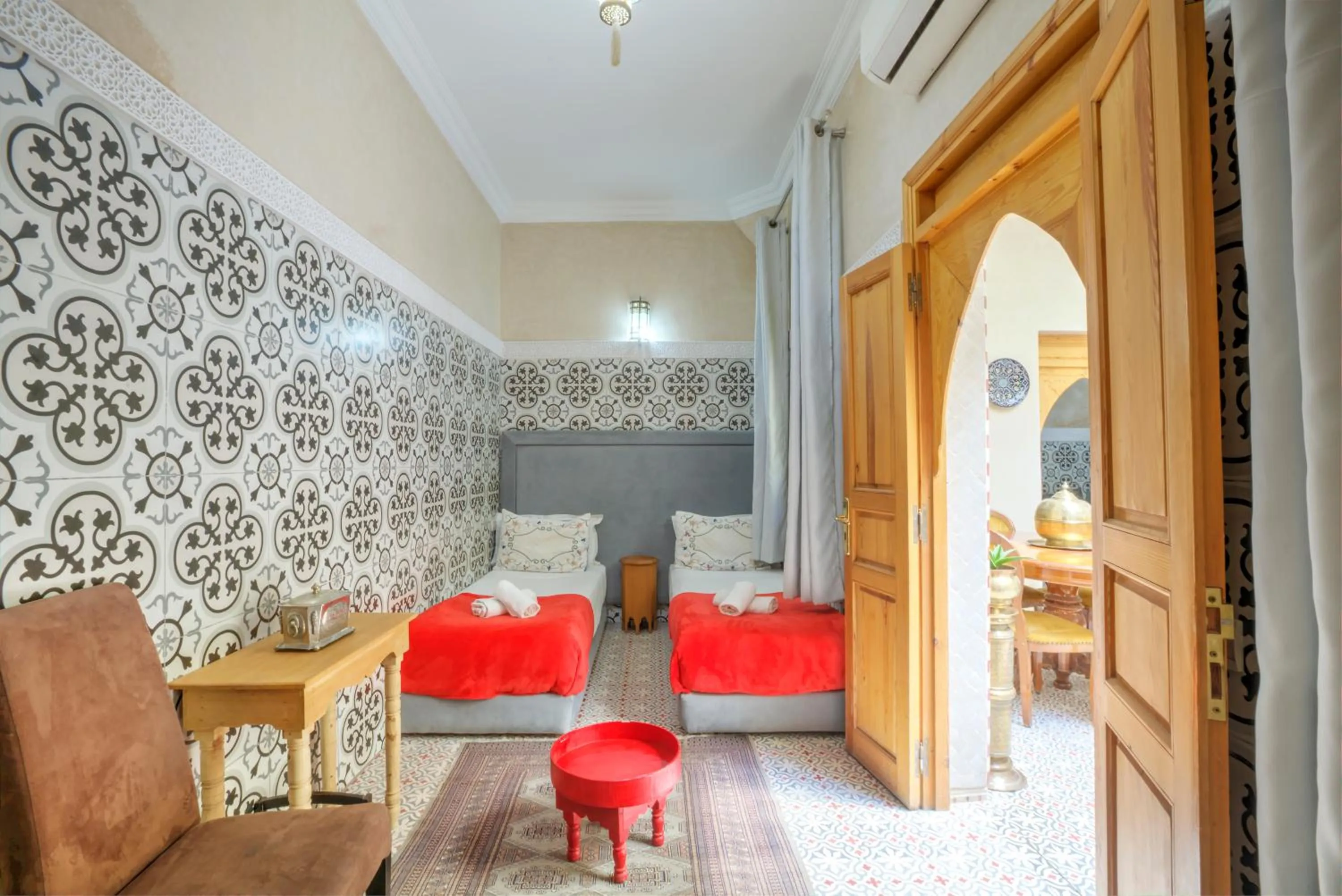 Bedroom, Bed in Riad Inaka