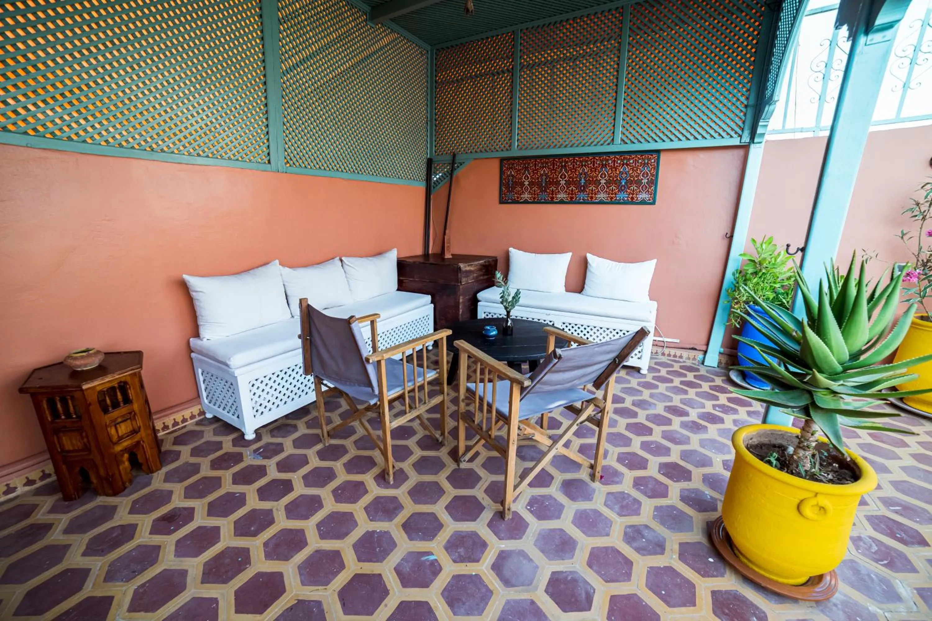 Patio in Riad Inaka