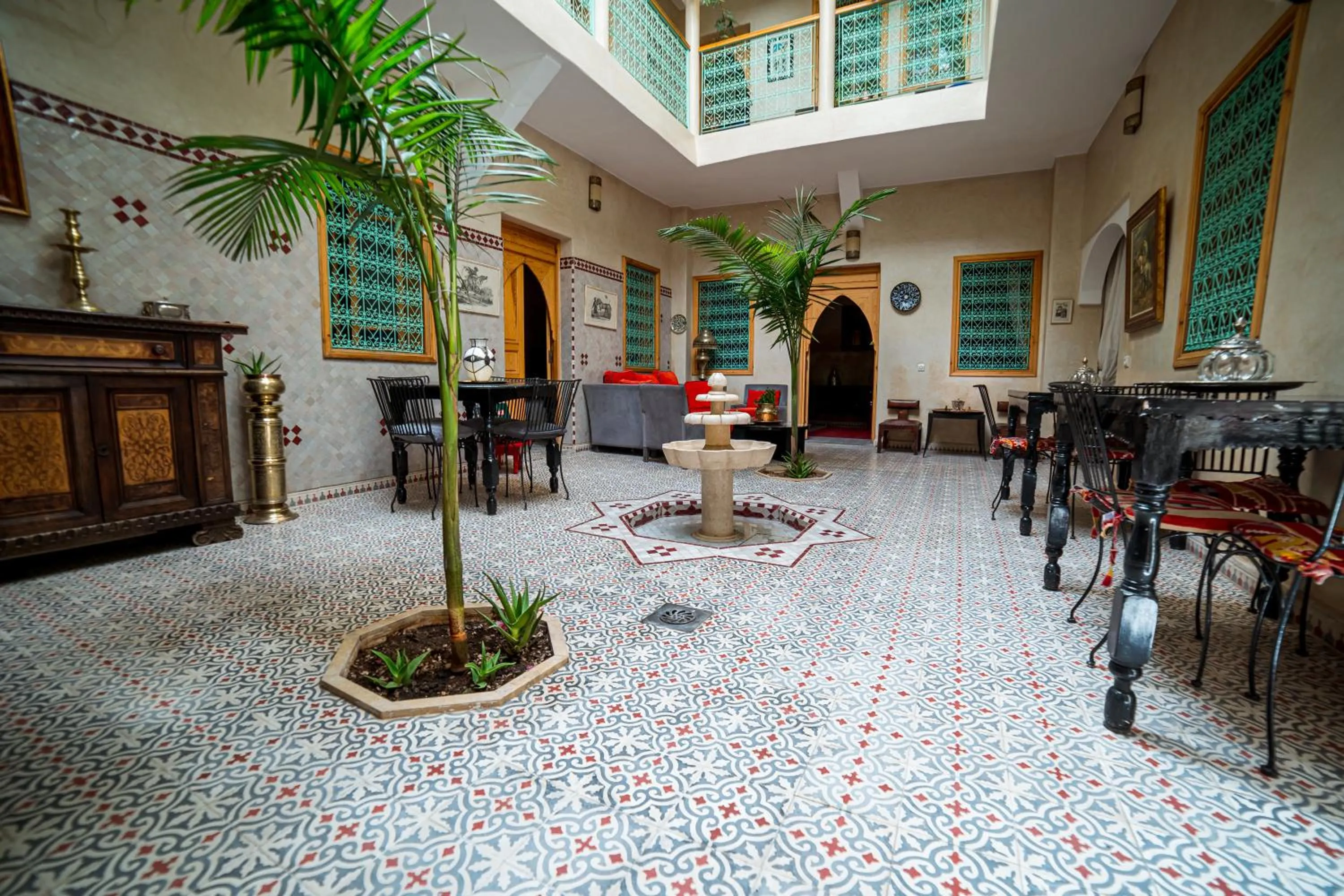 Patio in Riad Inaka