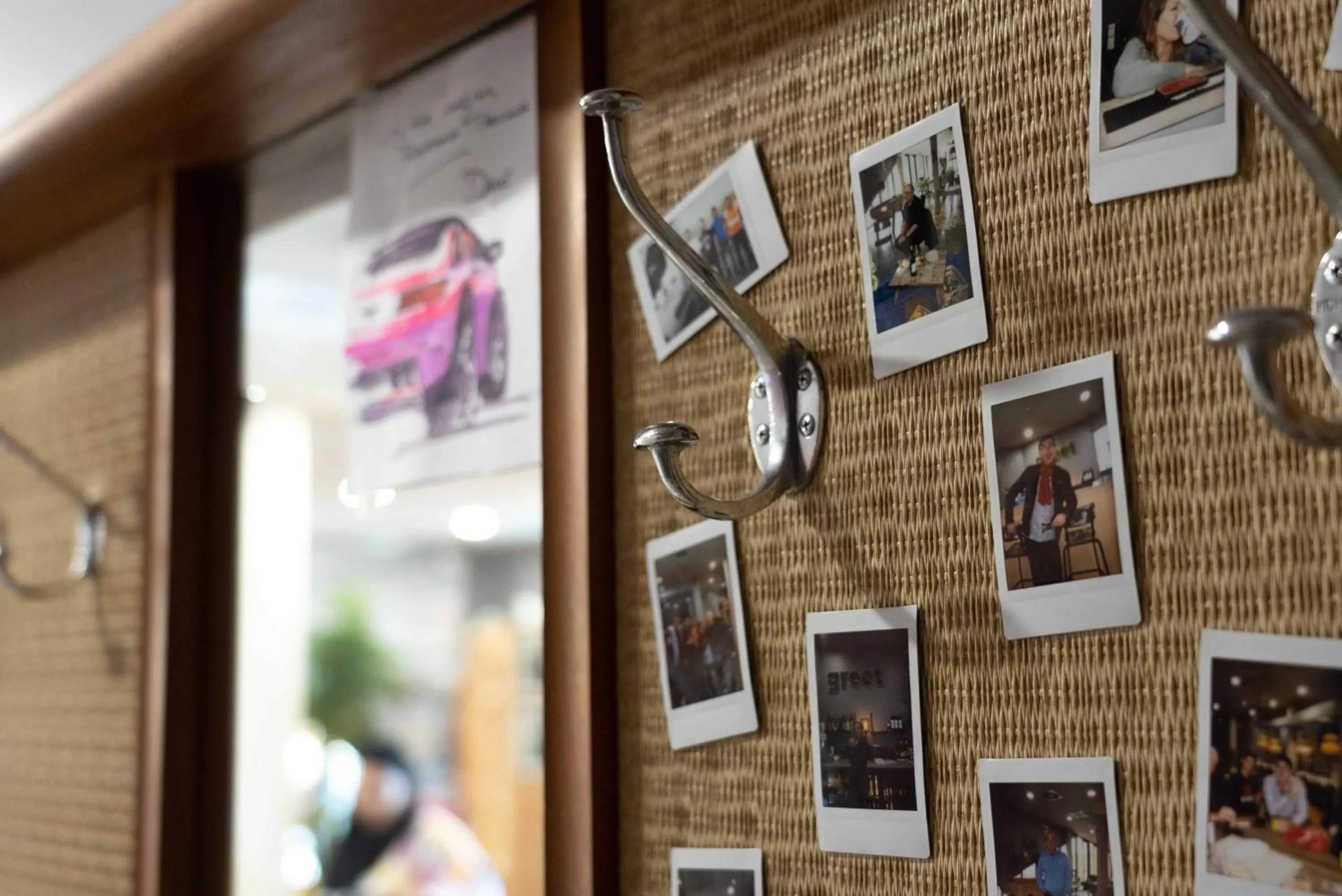 Decorative detail in greet Hotel Rennes Pace