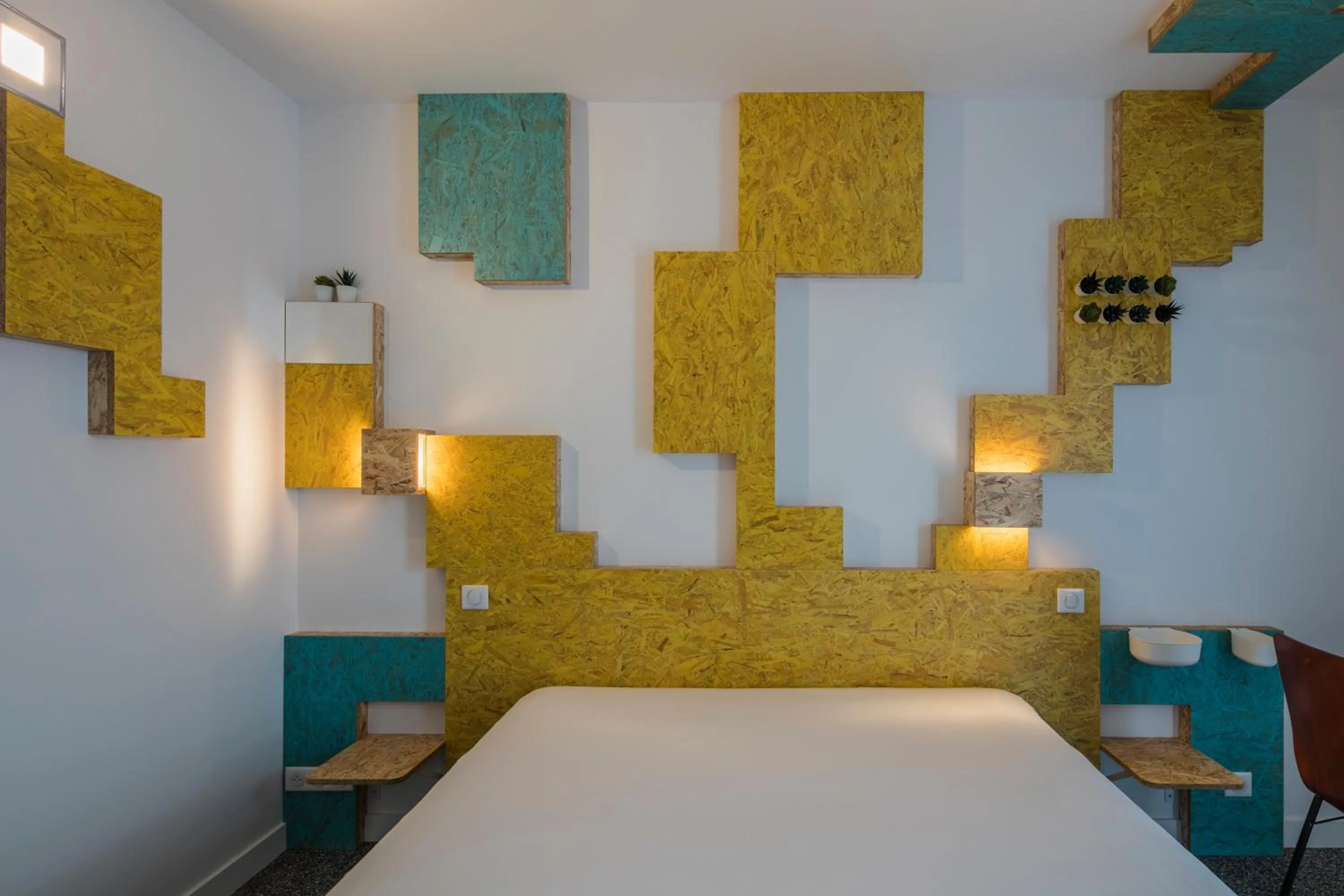 Bed in greet Hotel Rennes Pace