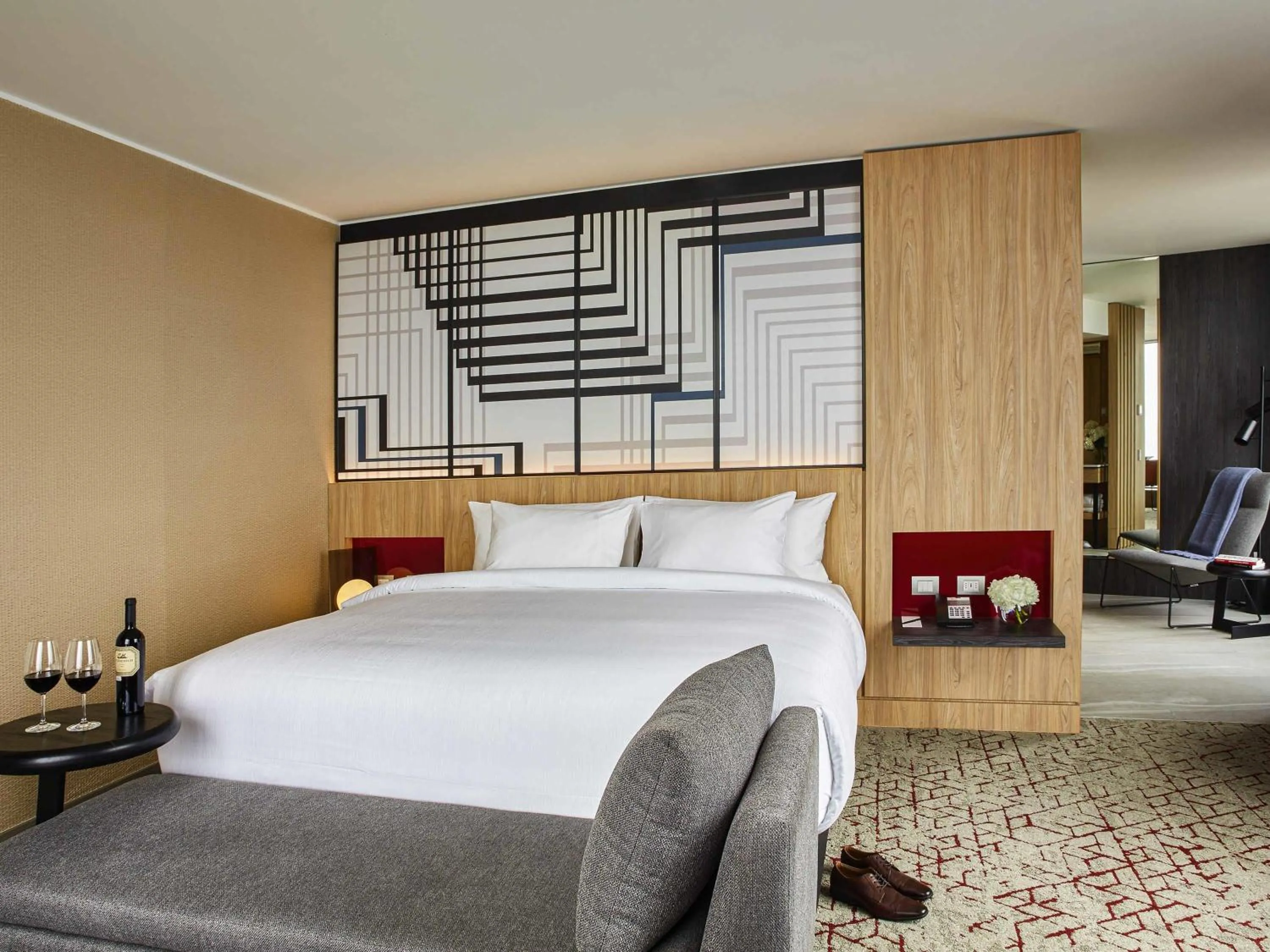 Bedroom, Bed in Pullman Lima Miraflores