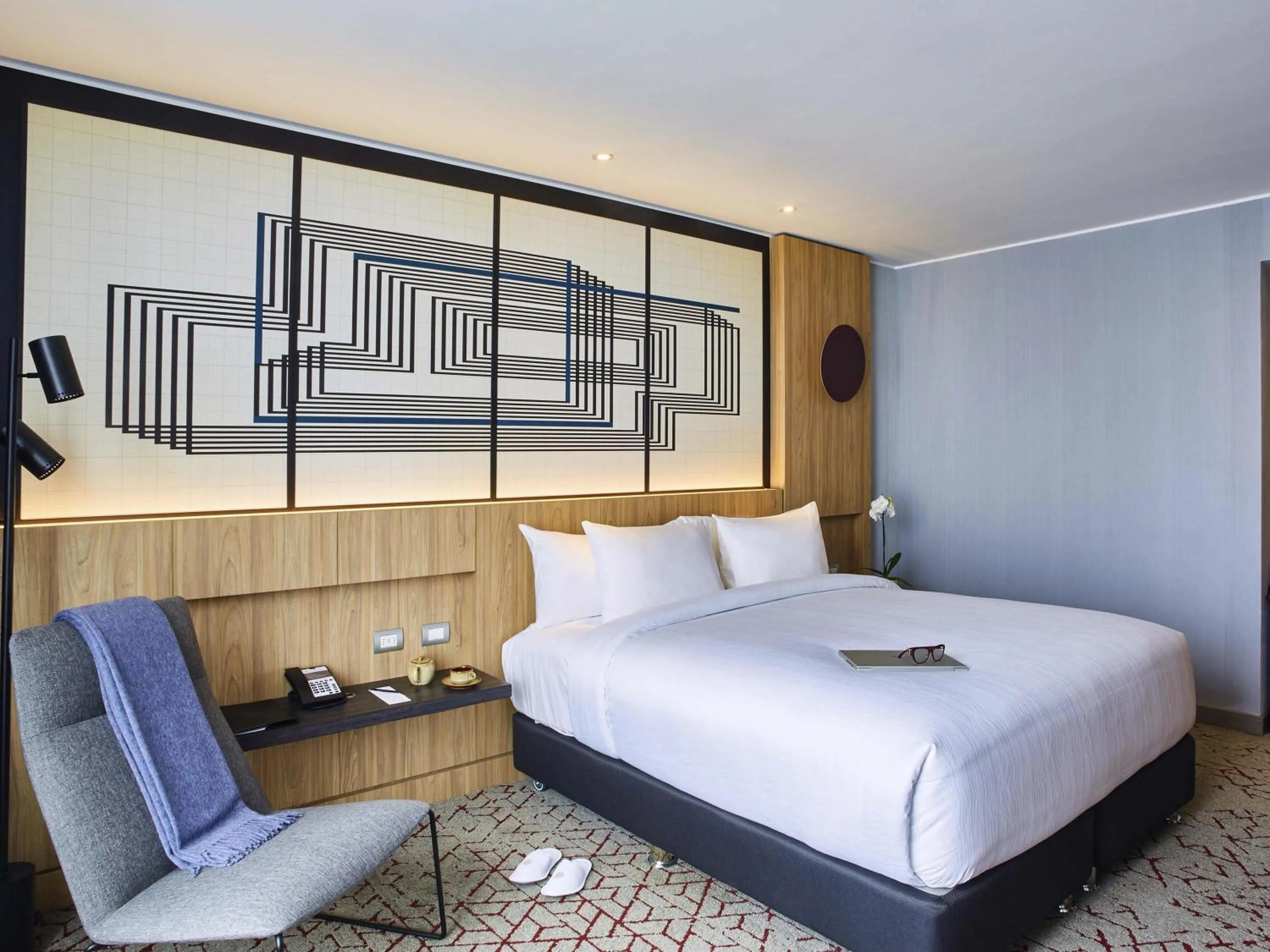 Bedroom, Bed in Pullman Lima Miraflores