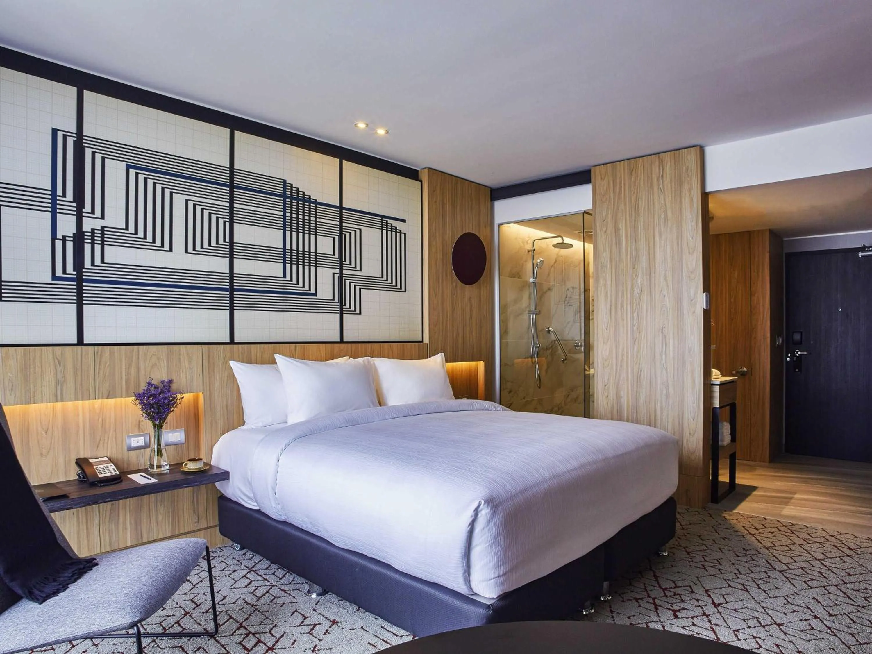 Bedroom, Bed in Pullman Lima Miraflores