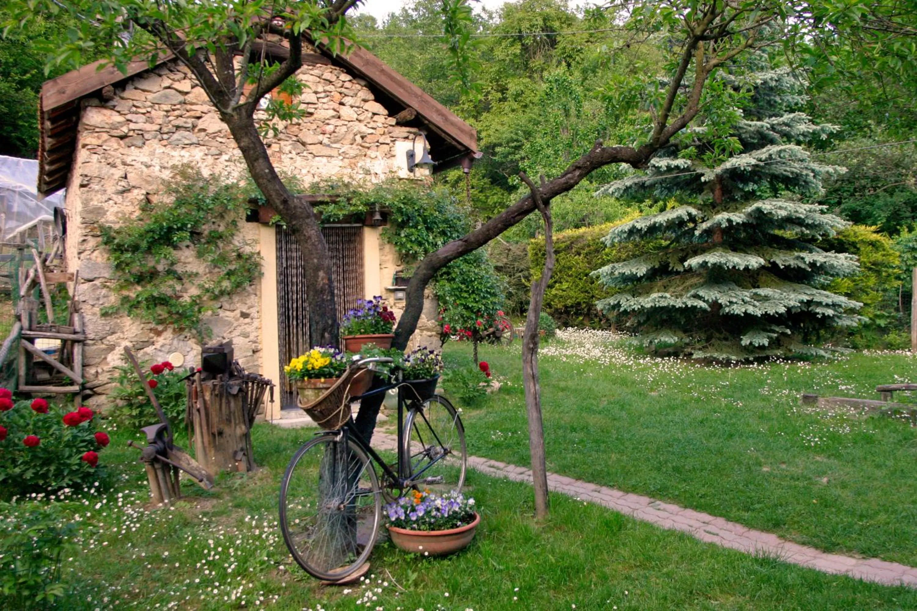 Garden view in Silenzio e Buio