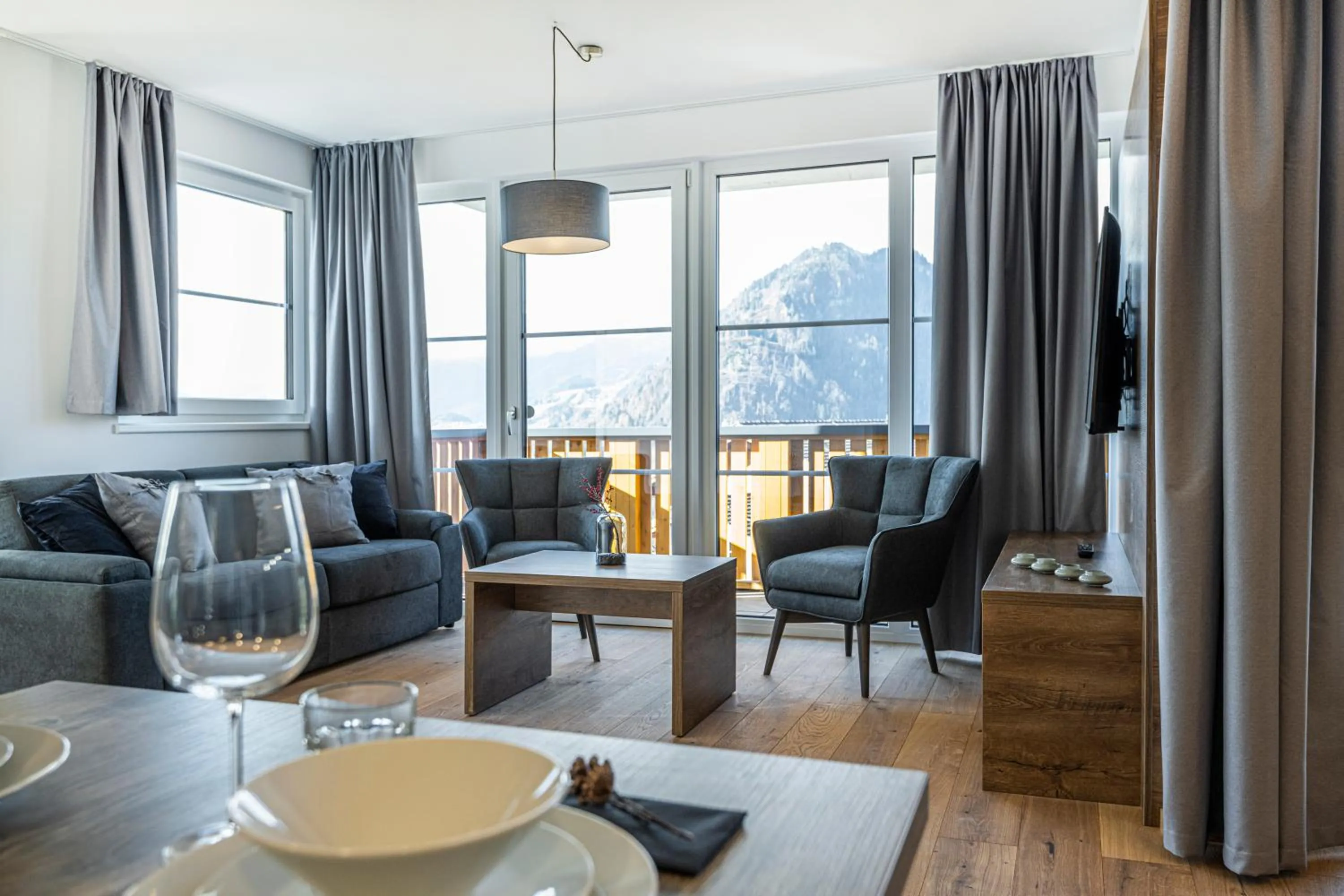 Living room in AlpenParks Hotel & Apartment Alpendorf