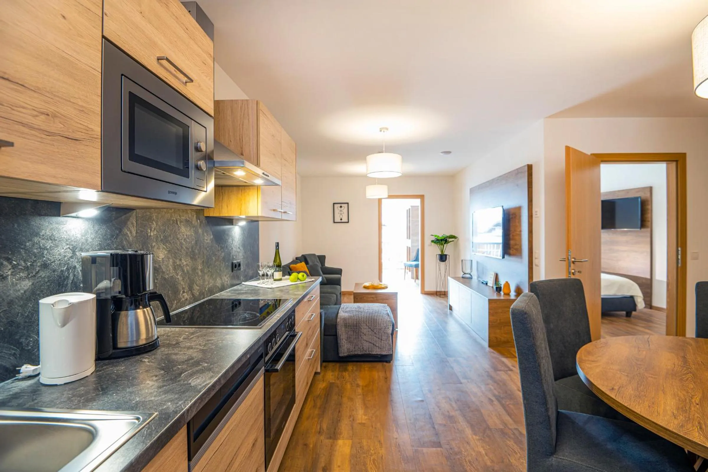 Living room in AlpenParks Hotel & Apartment Alpendorf