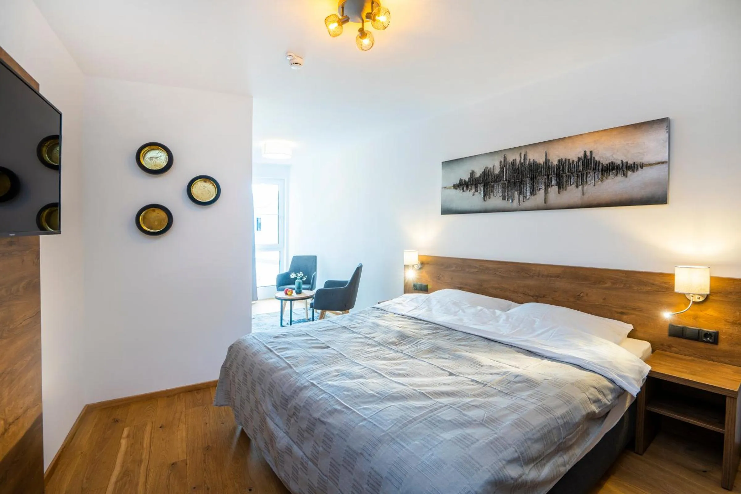 Bed in AlpenParks Hotel & Apartment Alpendorf