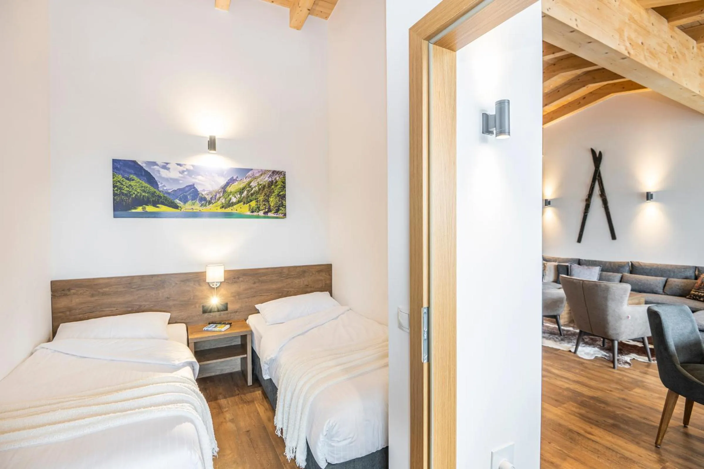 Bed in AlpenParks Hotel & Apartment Alpendorf