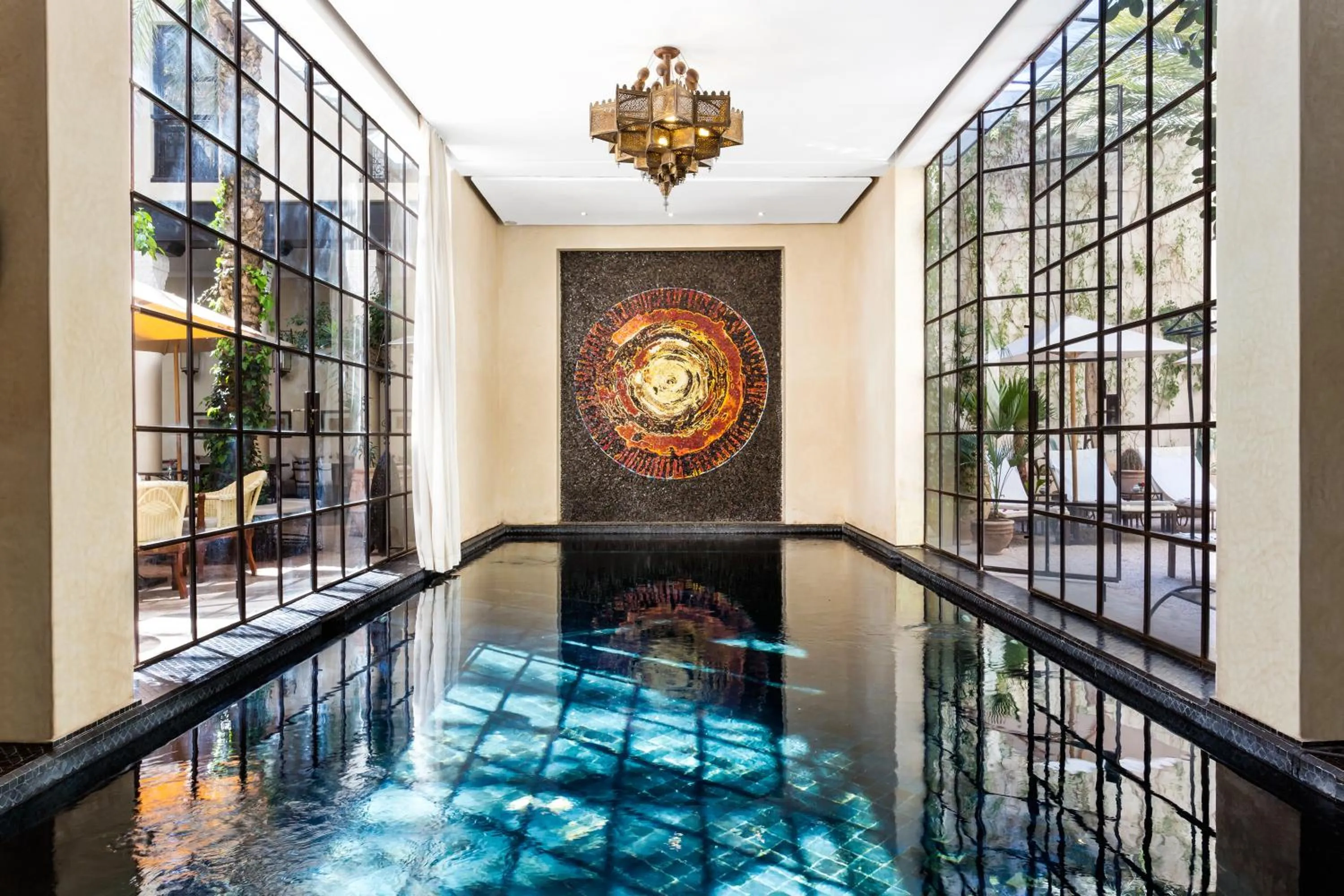 Decorative detail in Palais Khum