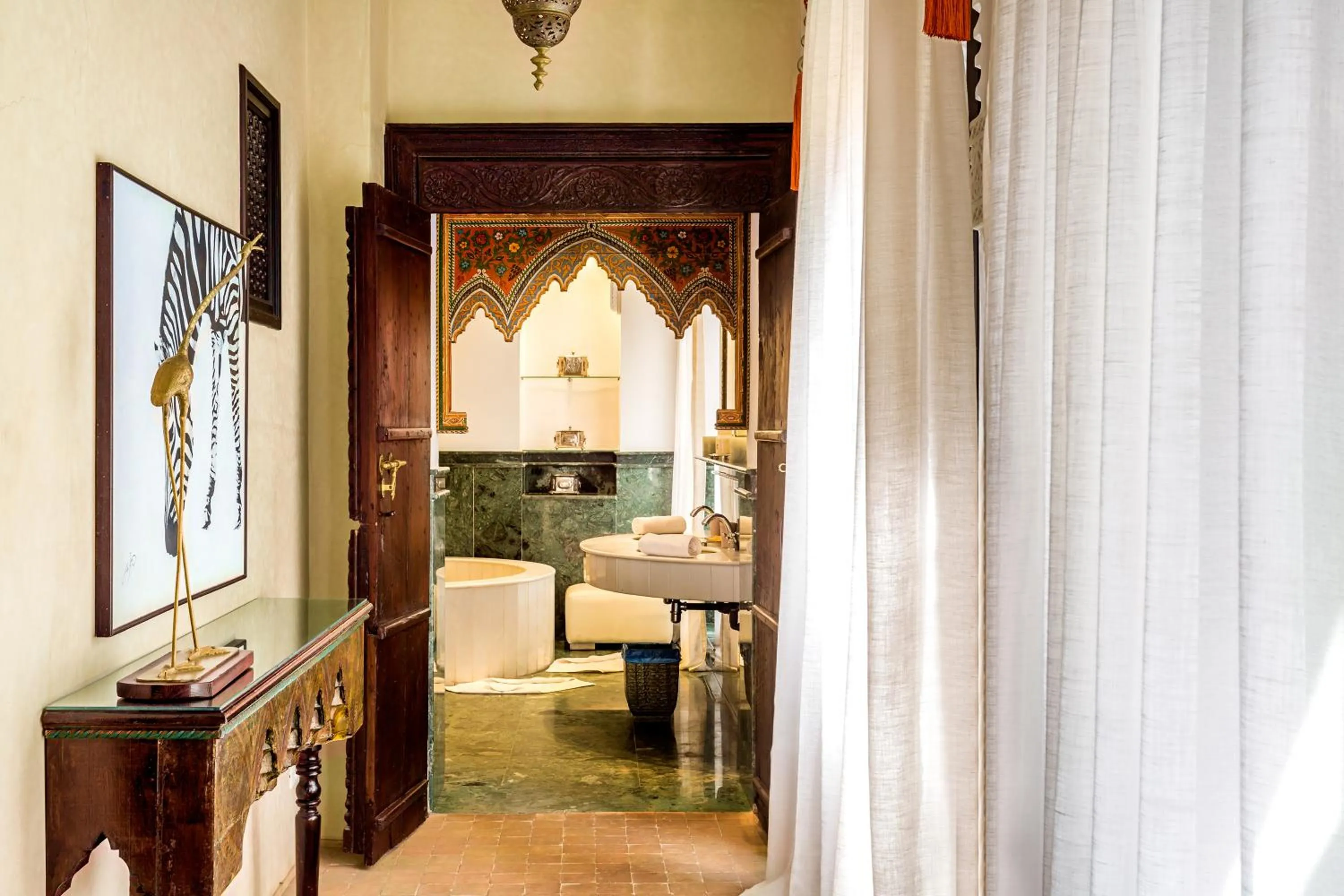 Decorative detail in Palais Khum