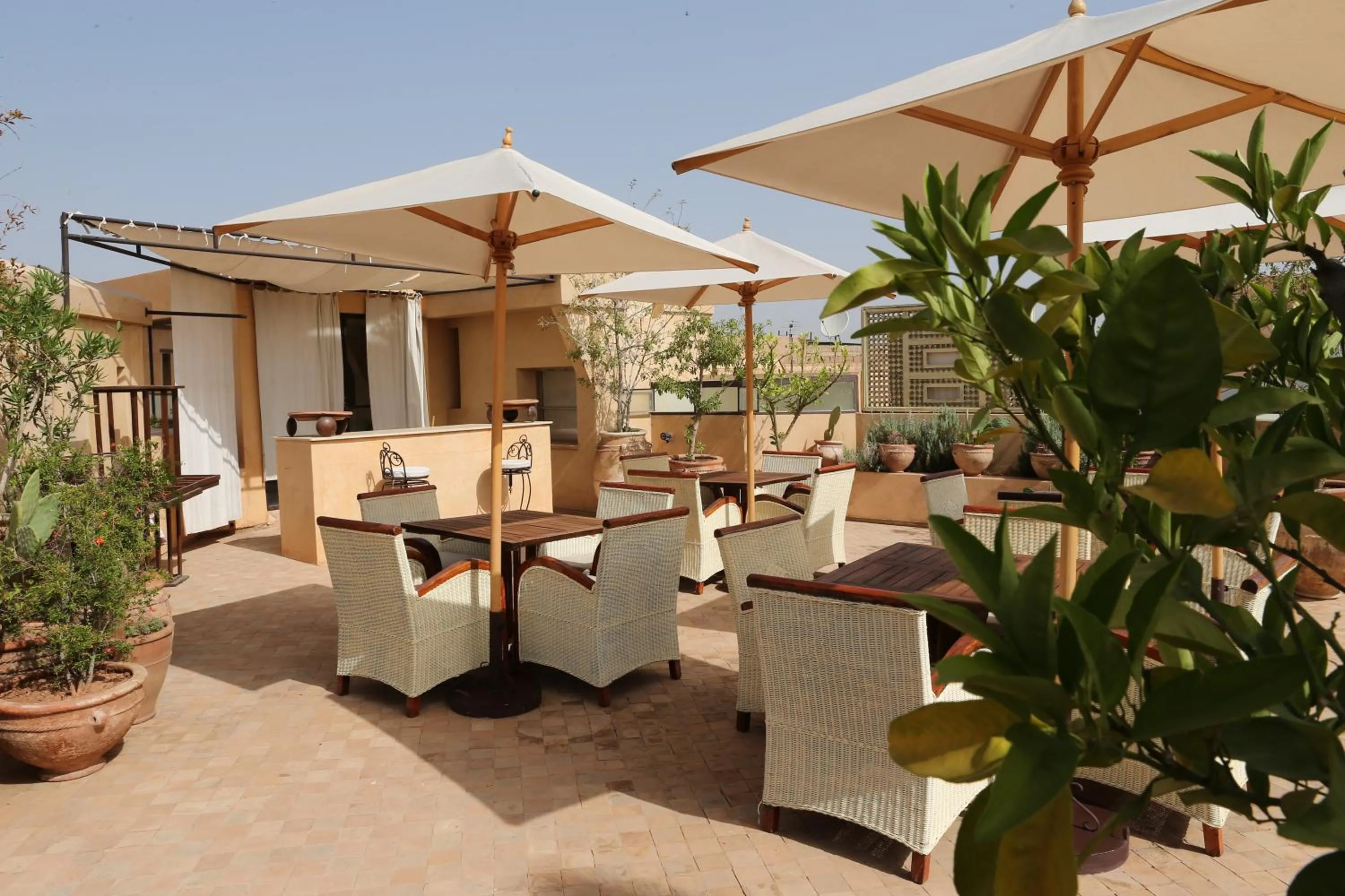 Patio in Palais Khum