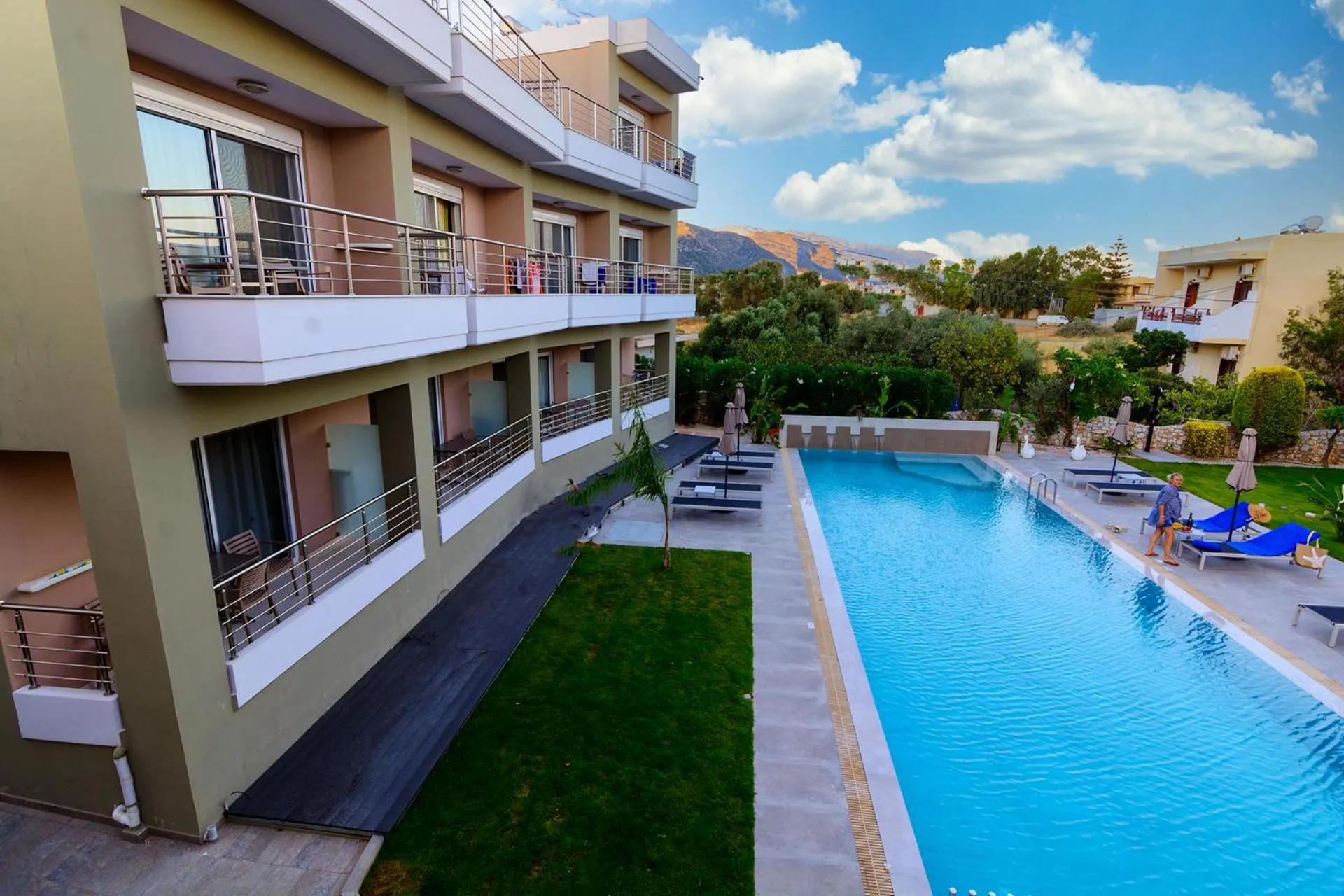 Pool view in Relax Hotel