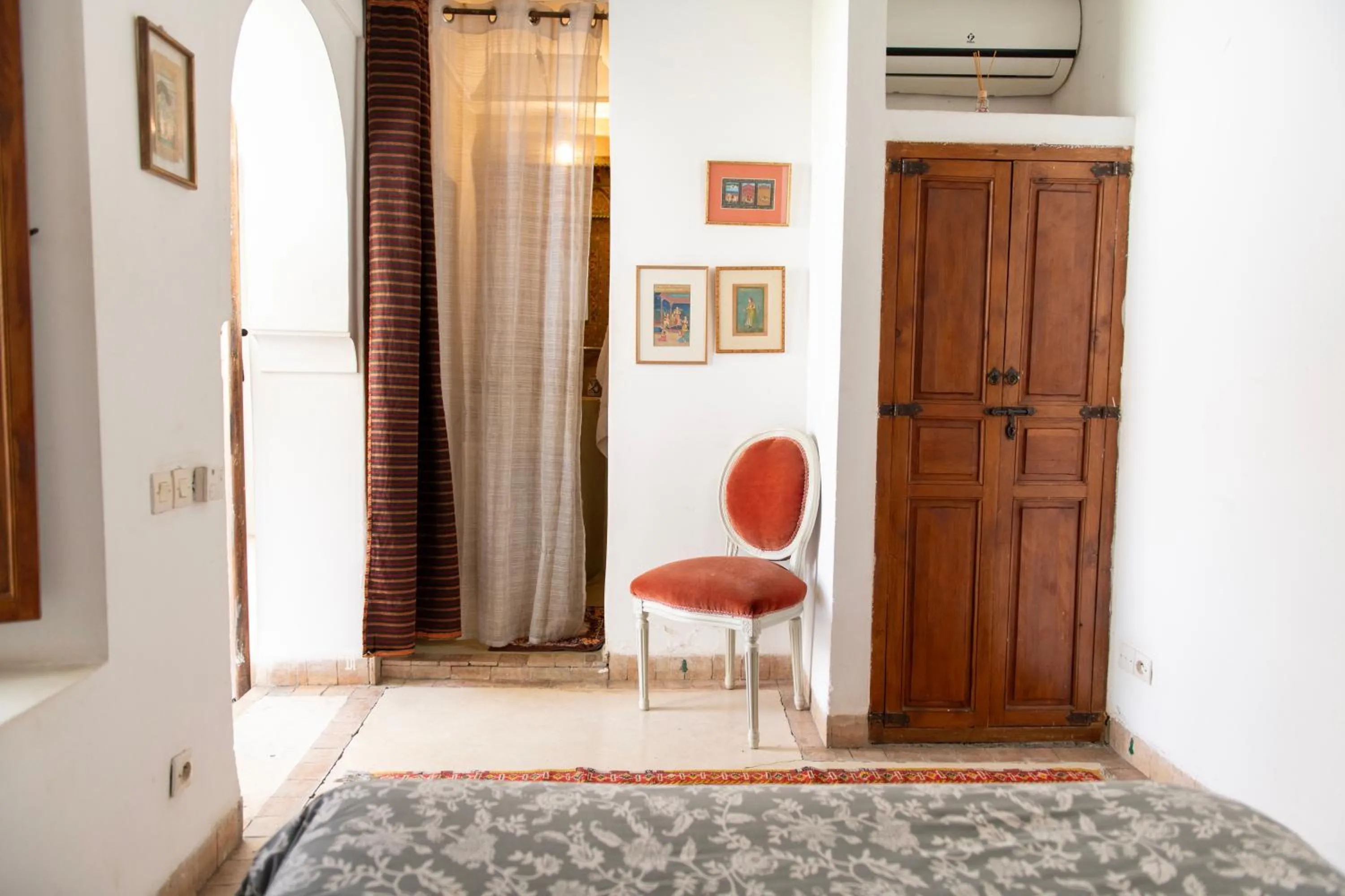 Bed in Riad Ben Youssef