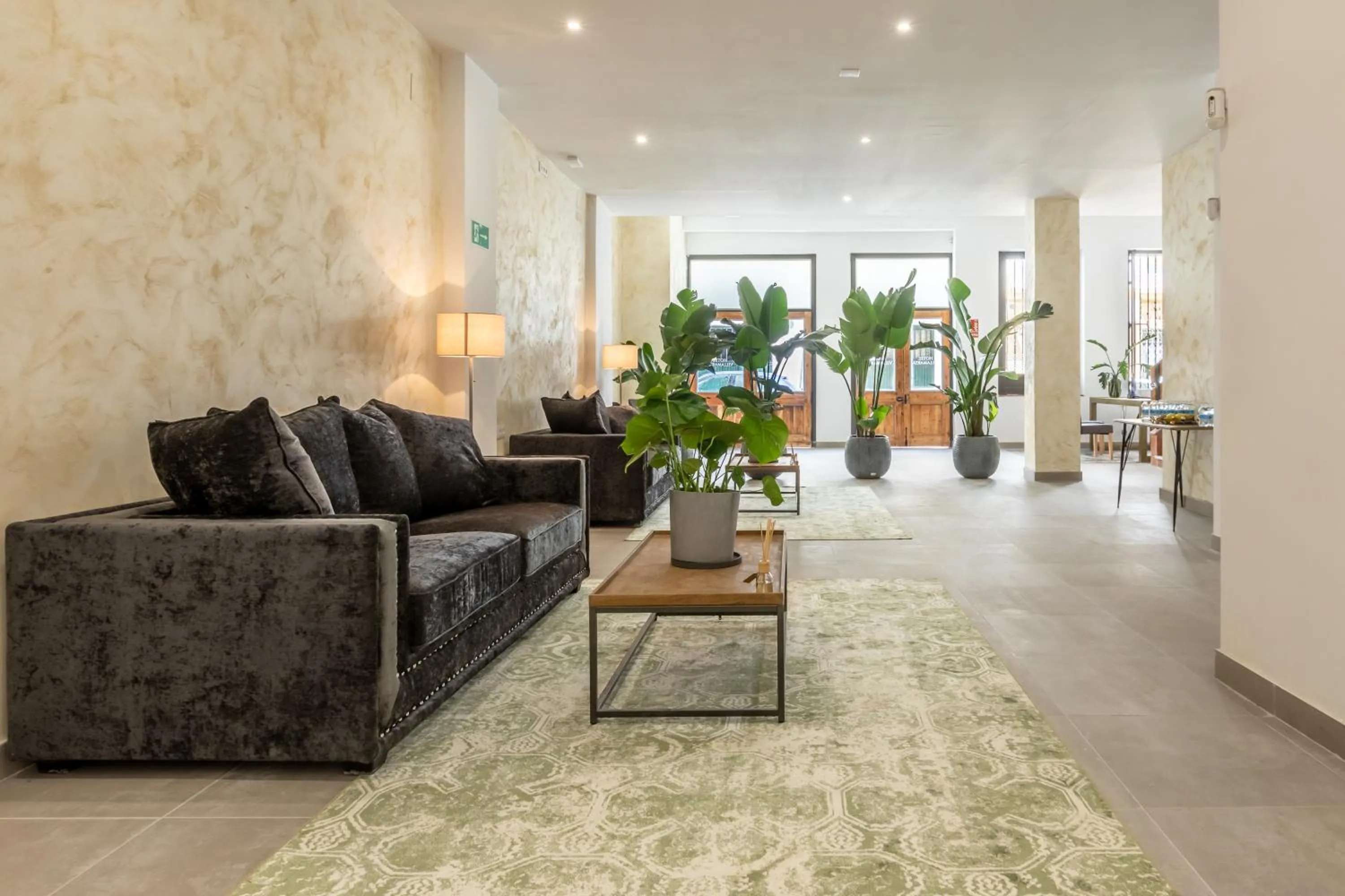 Seating area in Villamarta Boutique Rooms