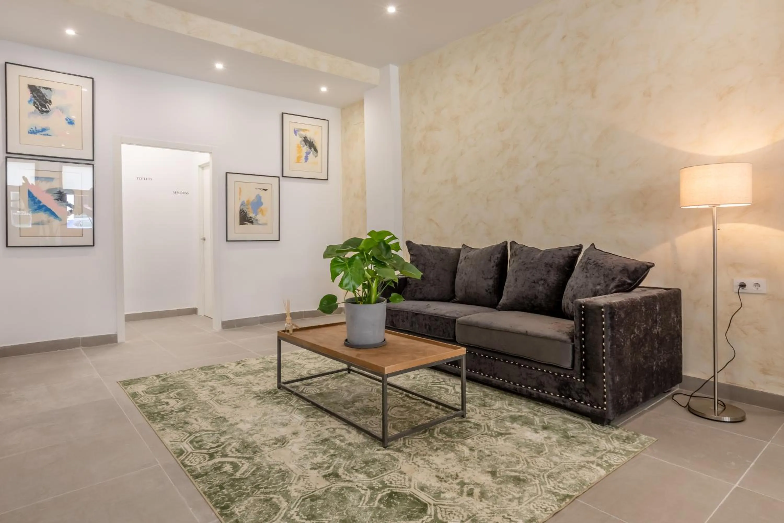 Seating area in Villamarta Boutique Rooms