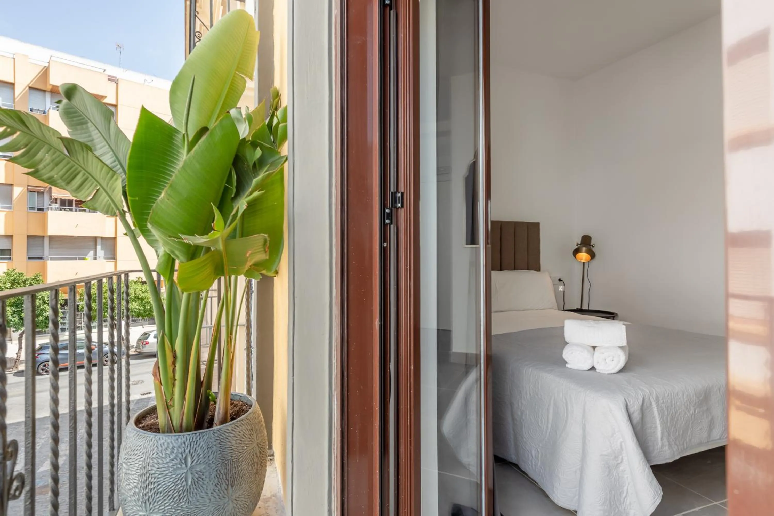 Balcony/Terrace, Bed in Villamarta Boutique Rooms