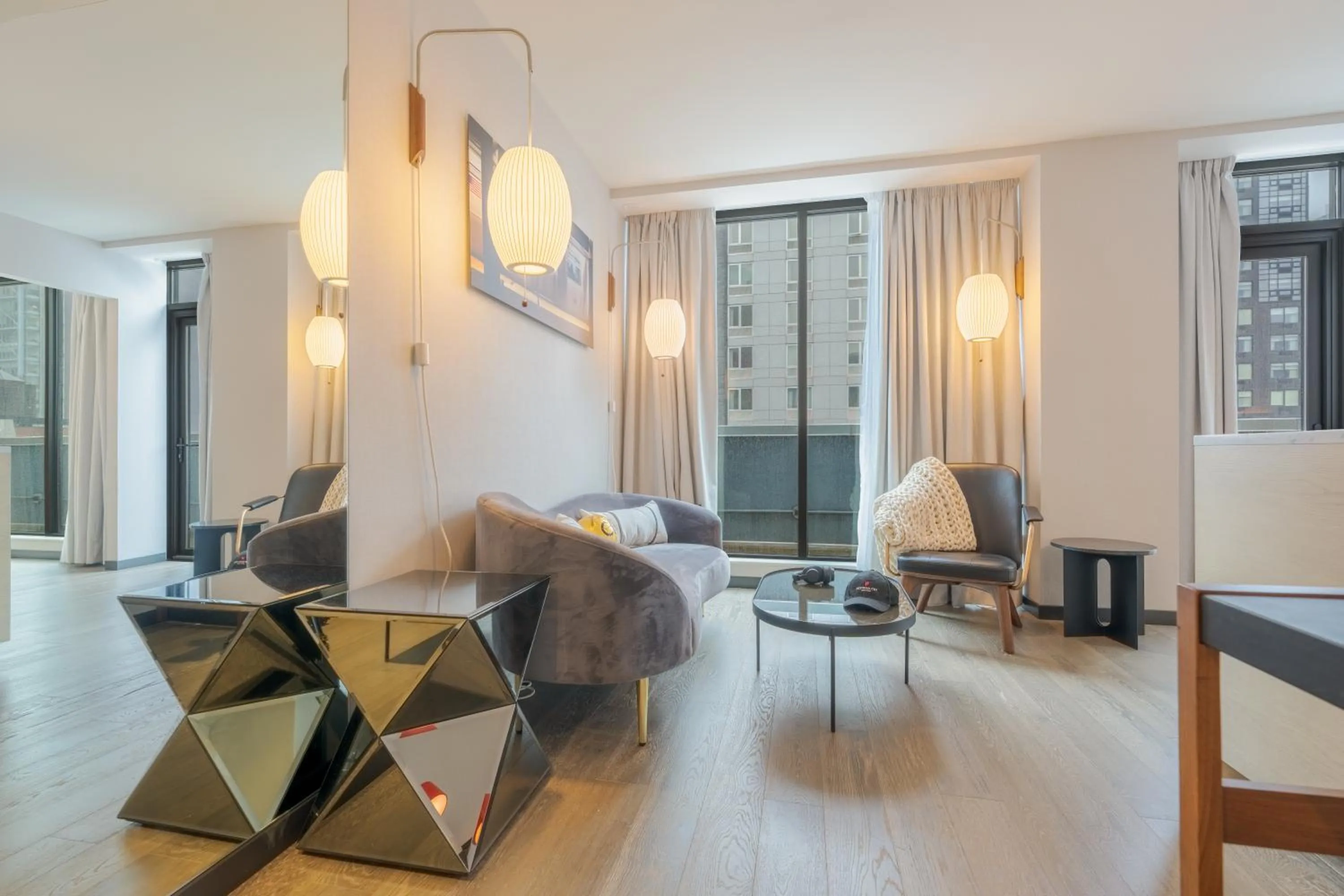 Living room in Pestana CR7 Times Square