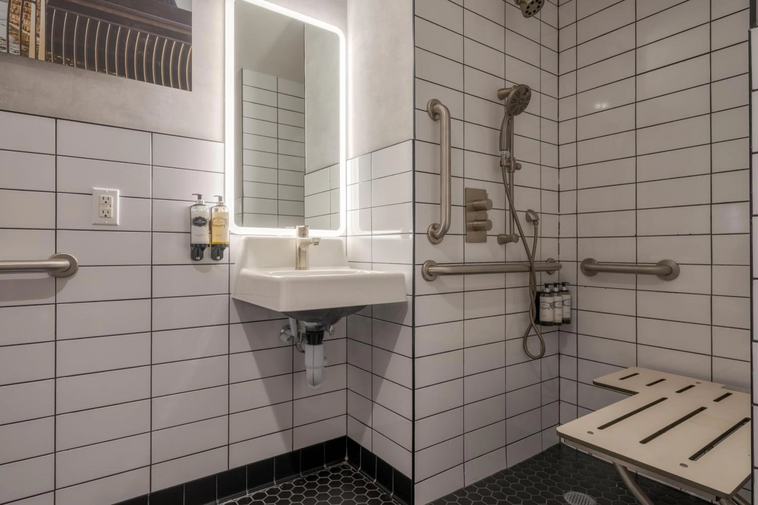 Bathroom in Pestana CR7 Times Square