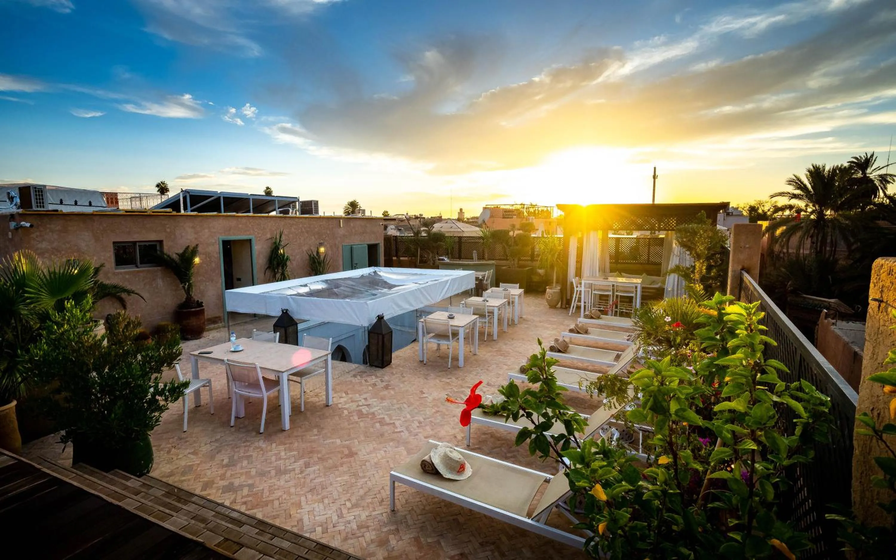 Patio in Riad Houma