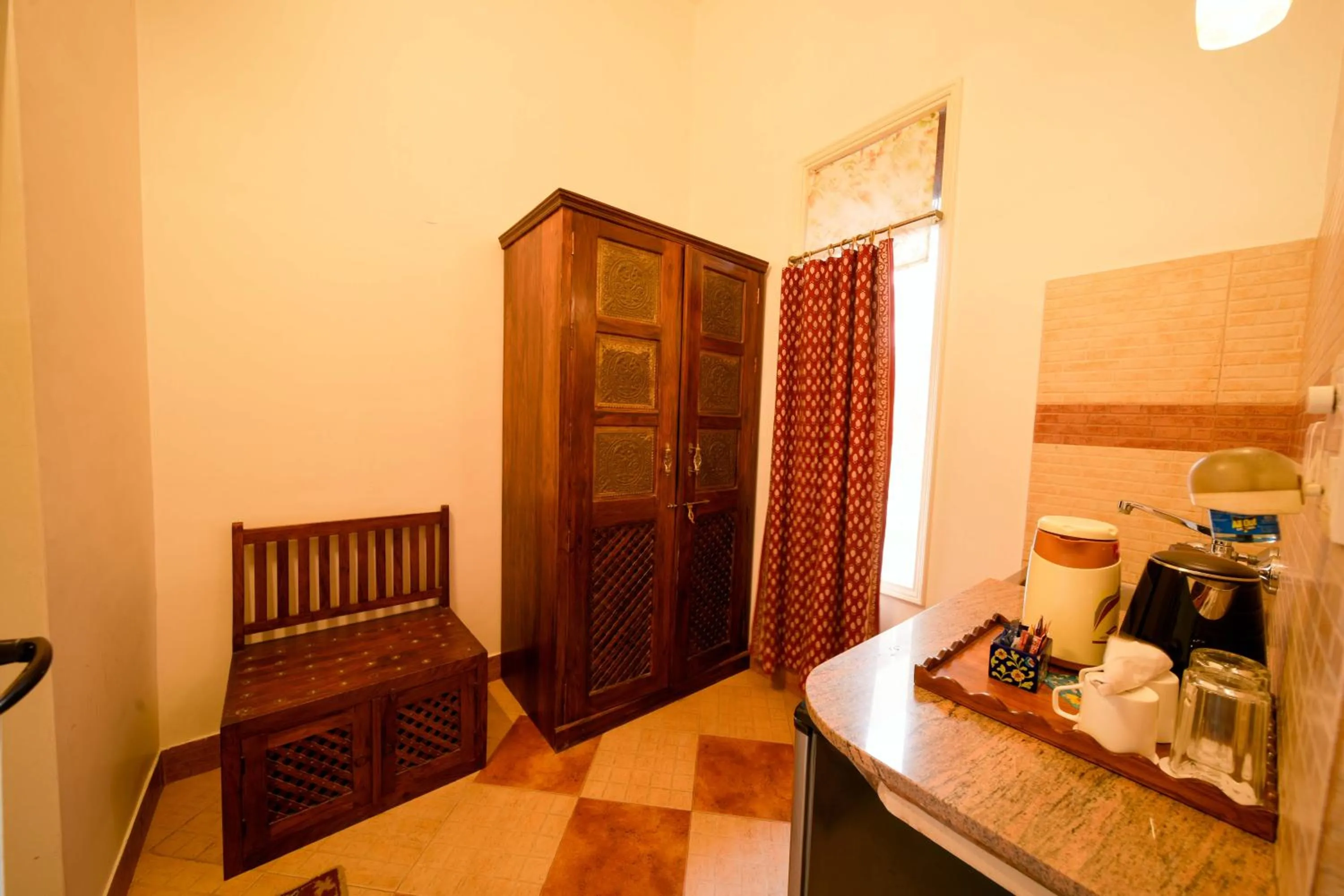 Kitchen or kitchenette in Hotel Arya Niwas