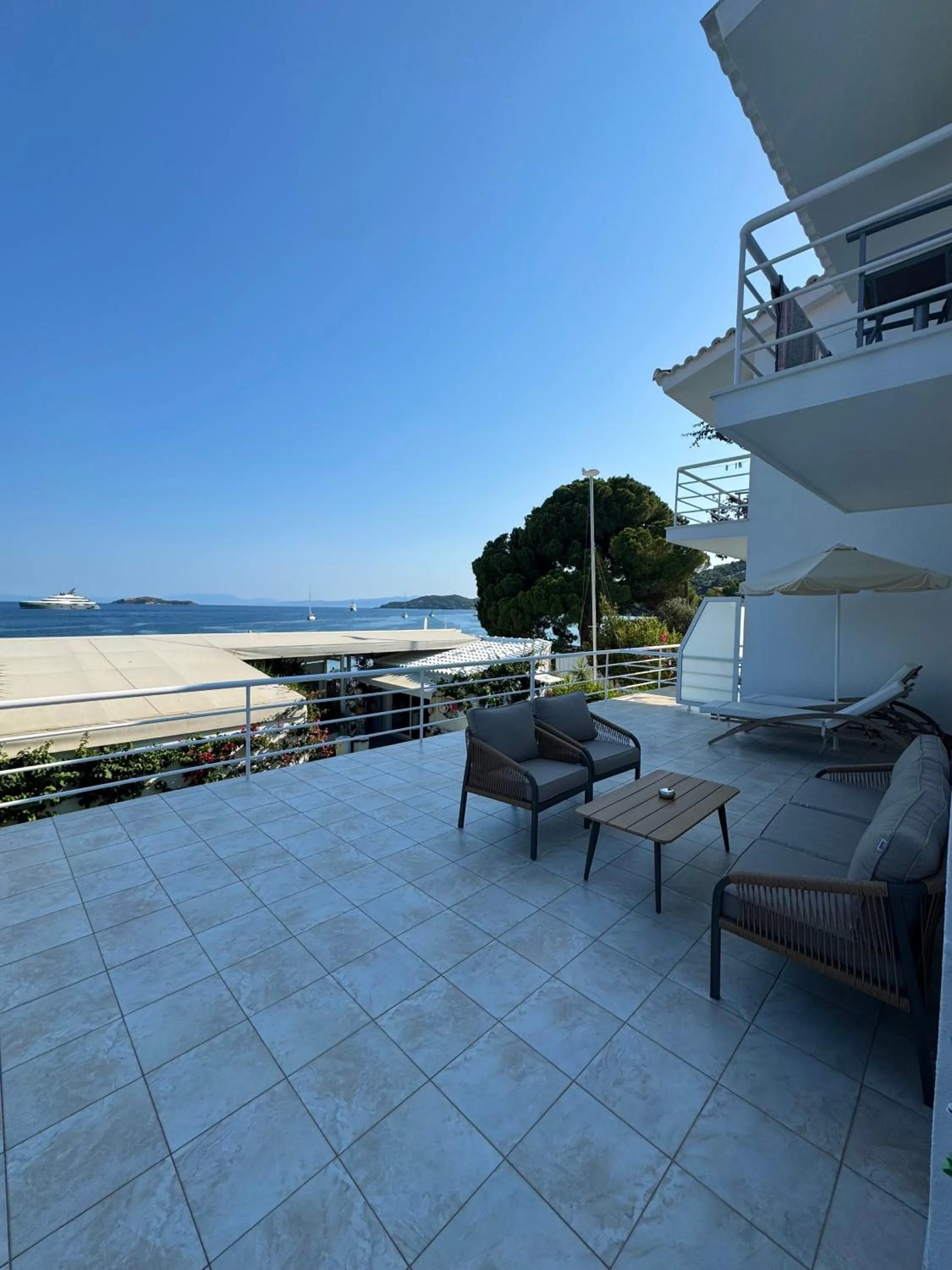 Balcony/Terrace in Anemoni Beach Hotel