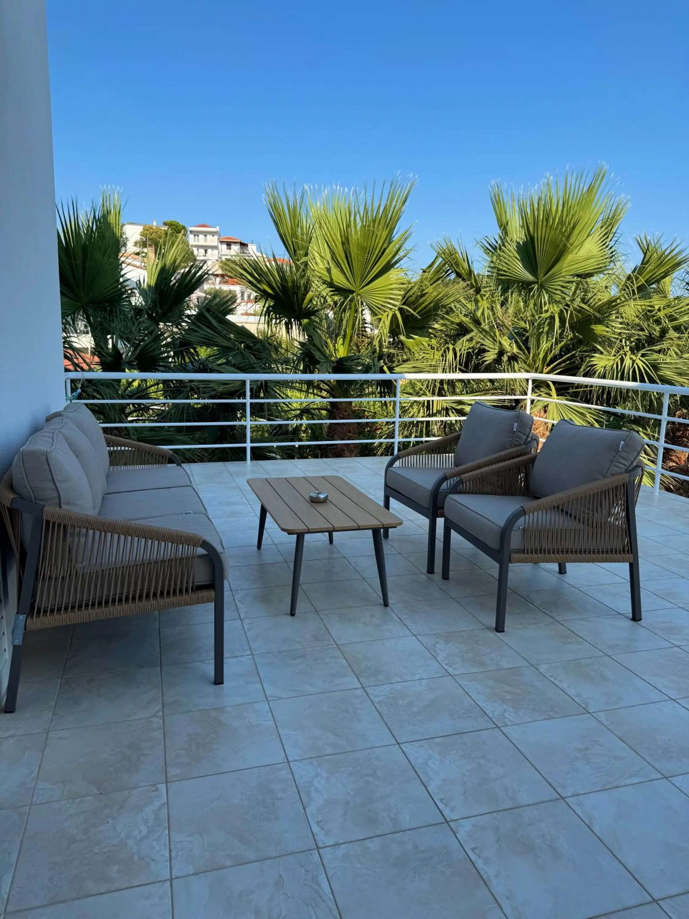 Balcony/Terrace in Anemoni Beach Hotel