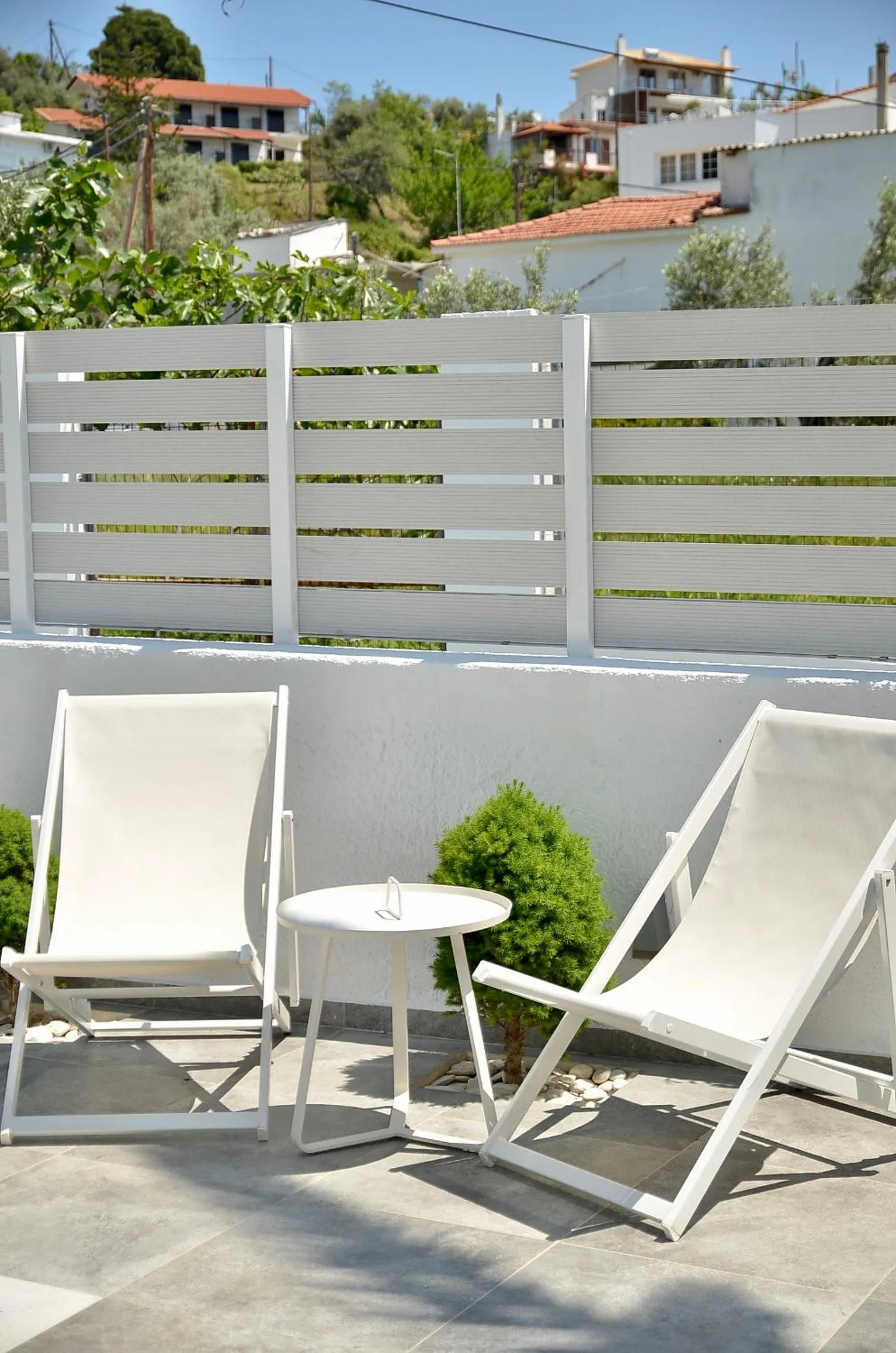 Pool view in Anemoni Beach Hotel