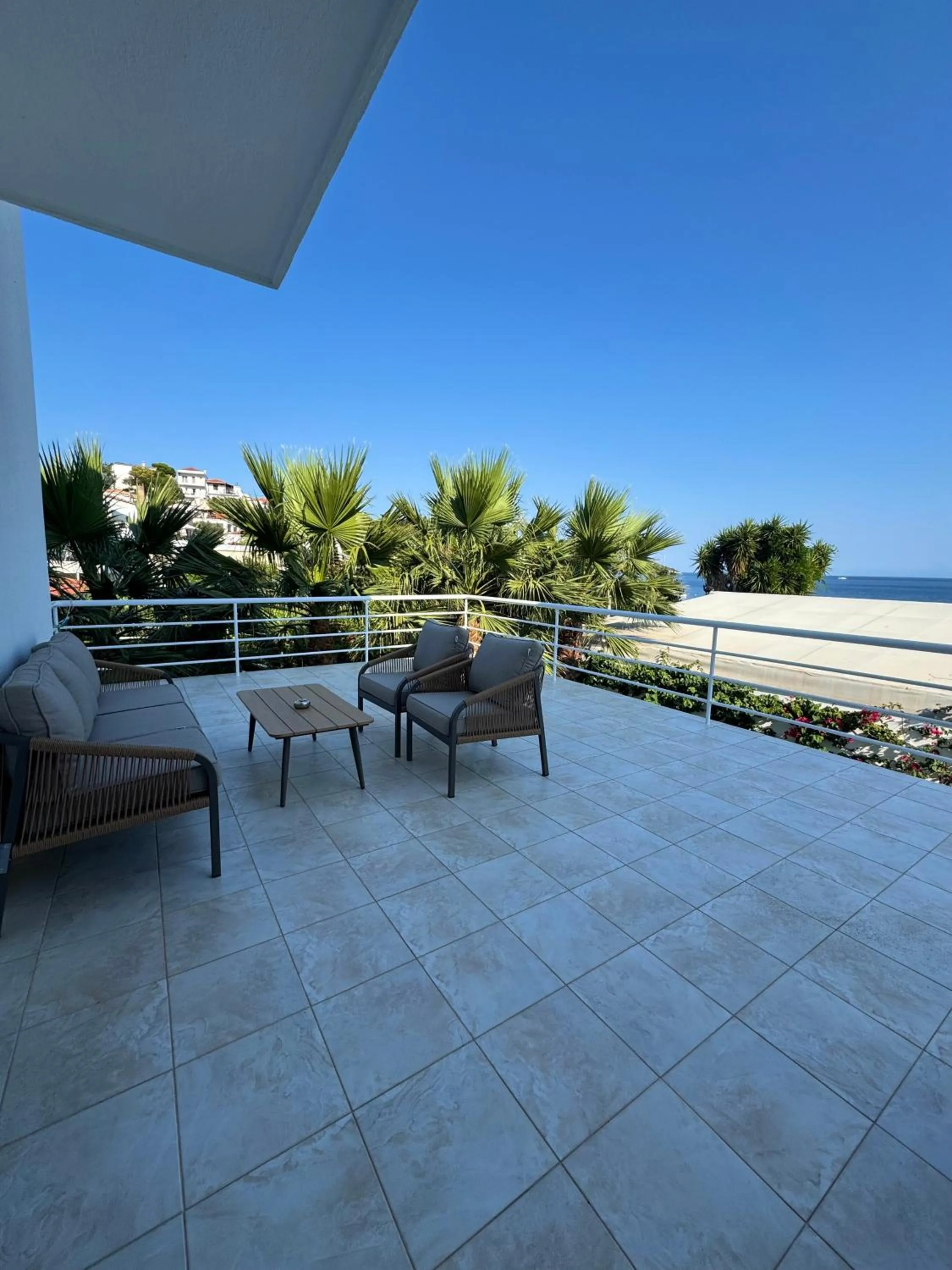 Balcony/Terrace in Anemoni Beach Hotel