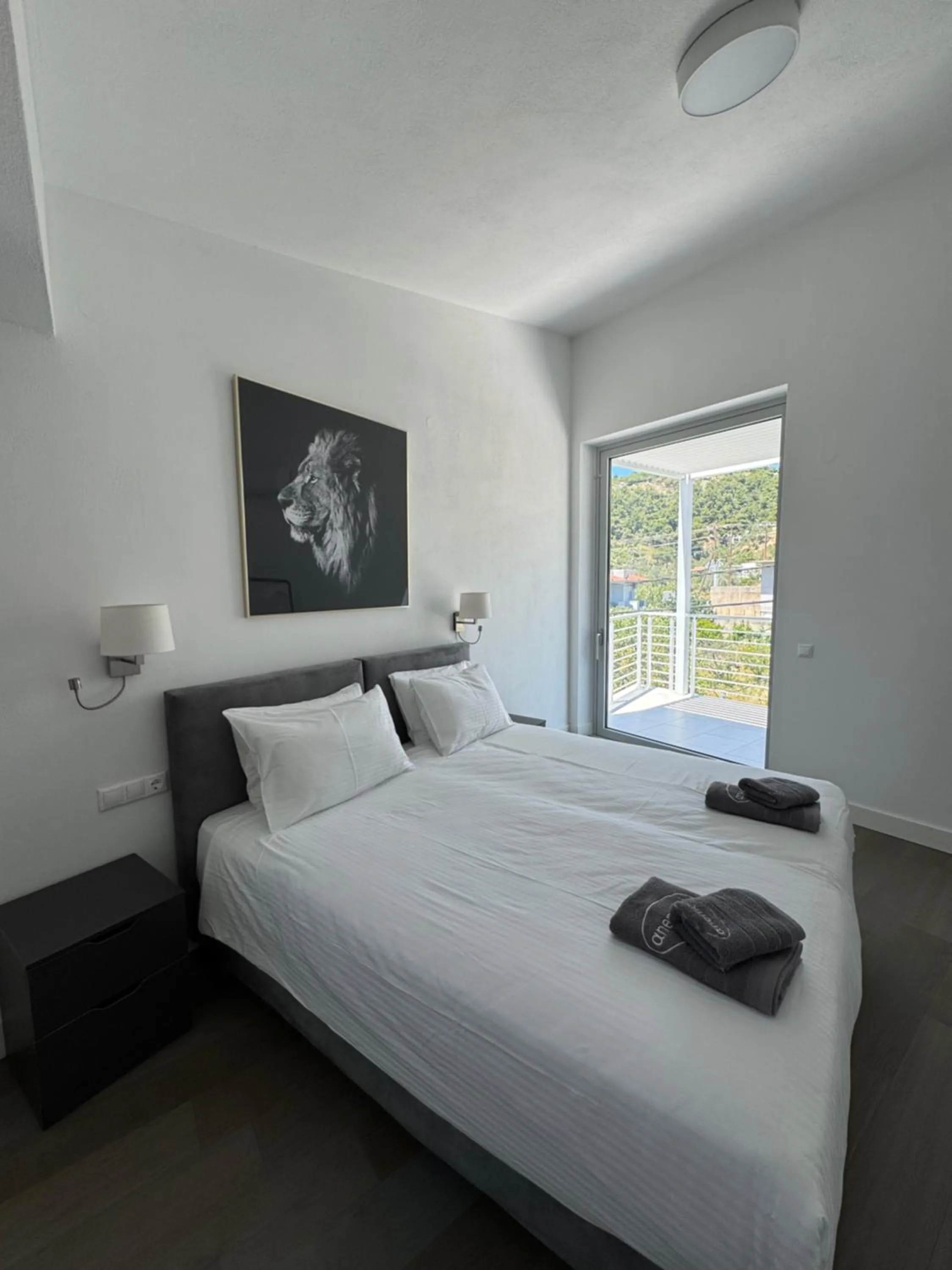 Bedroom, Bed in Anemoni Beach Hotel