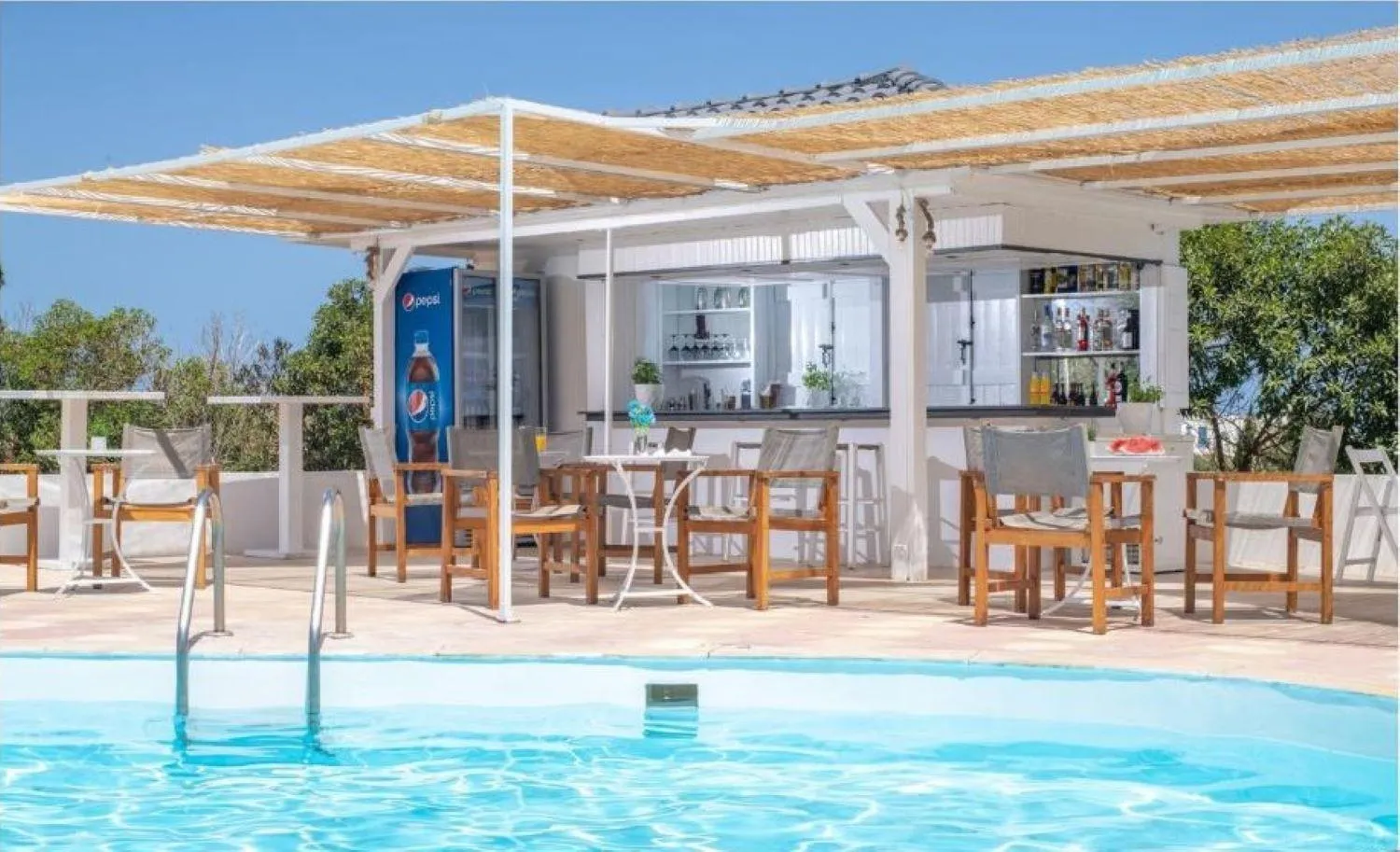 Swimming pool in Anemos Inn by Estia