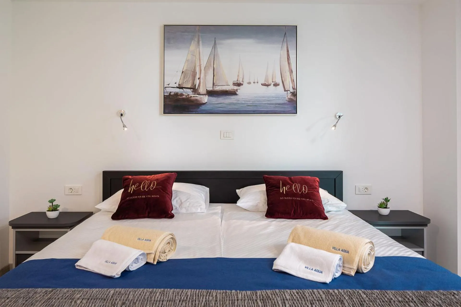 Bedroom, Bed in VILLA AQUA - Adults Only