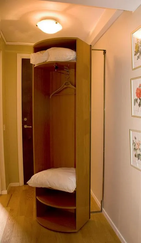 Decorative detail, Bed in Hotel Vännäs