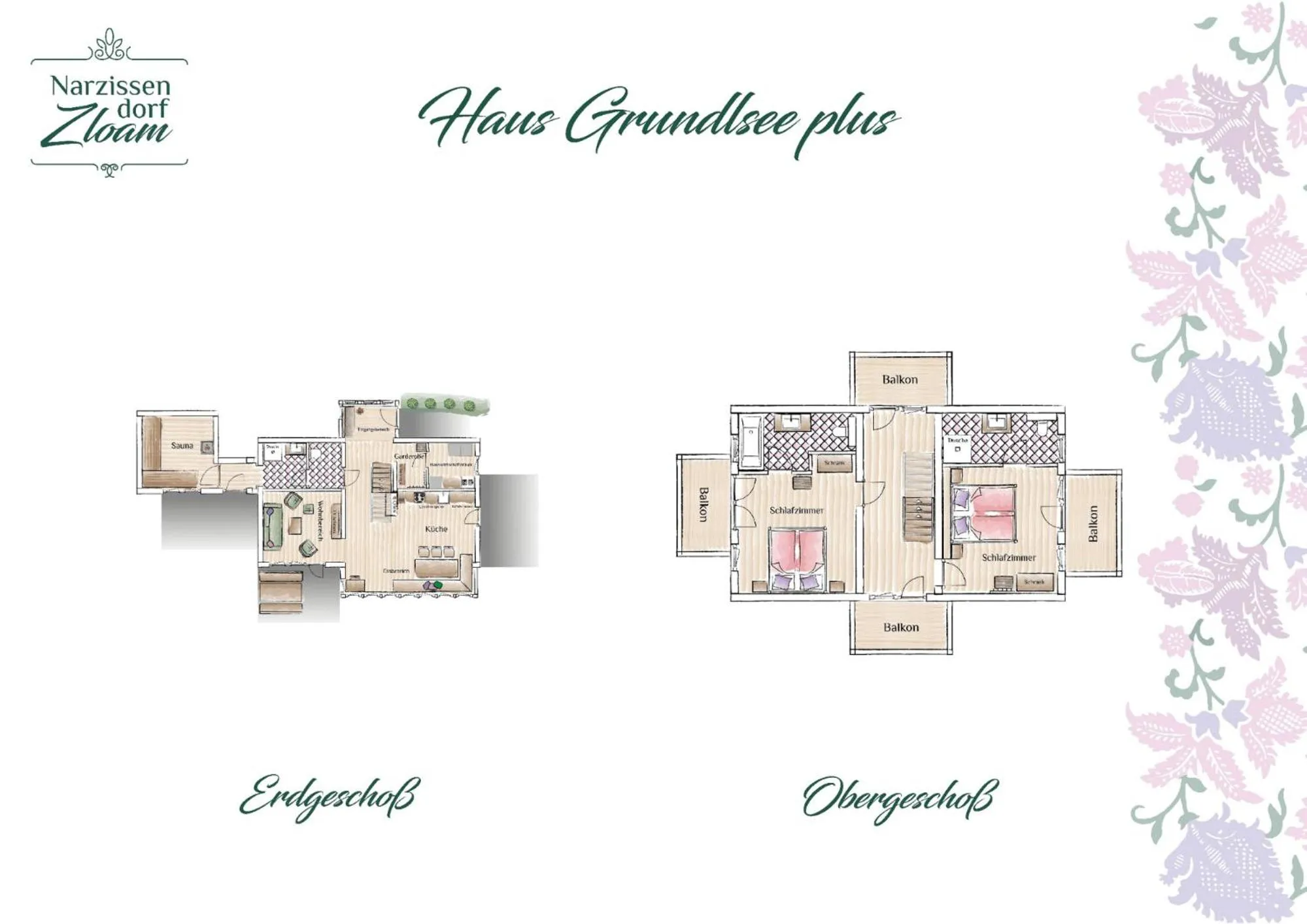 Floor plan in Narzissendorf Zloam