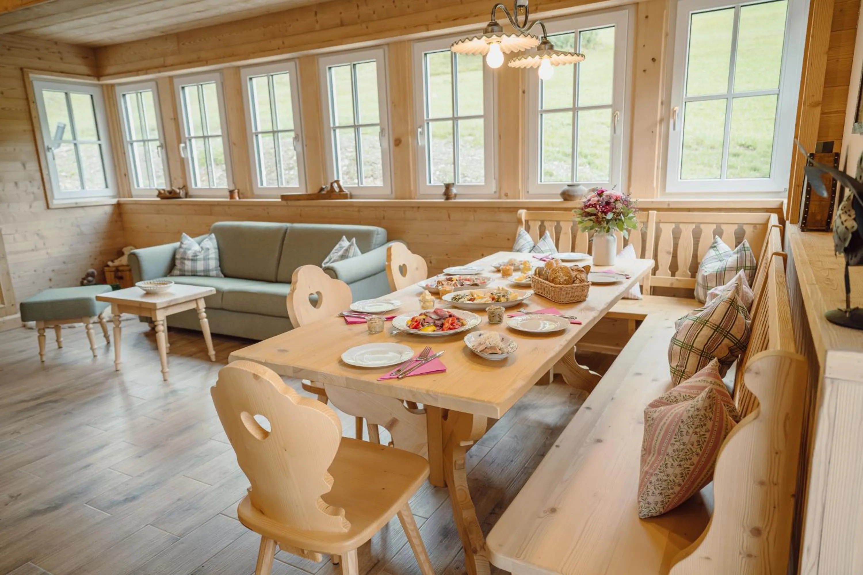 Living room in Narzissendorf Zloam