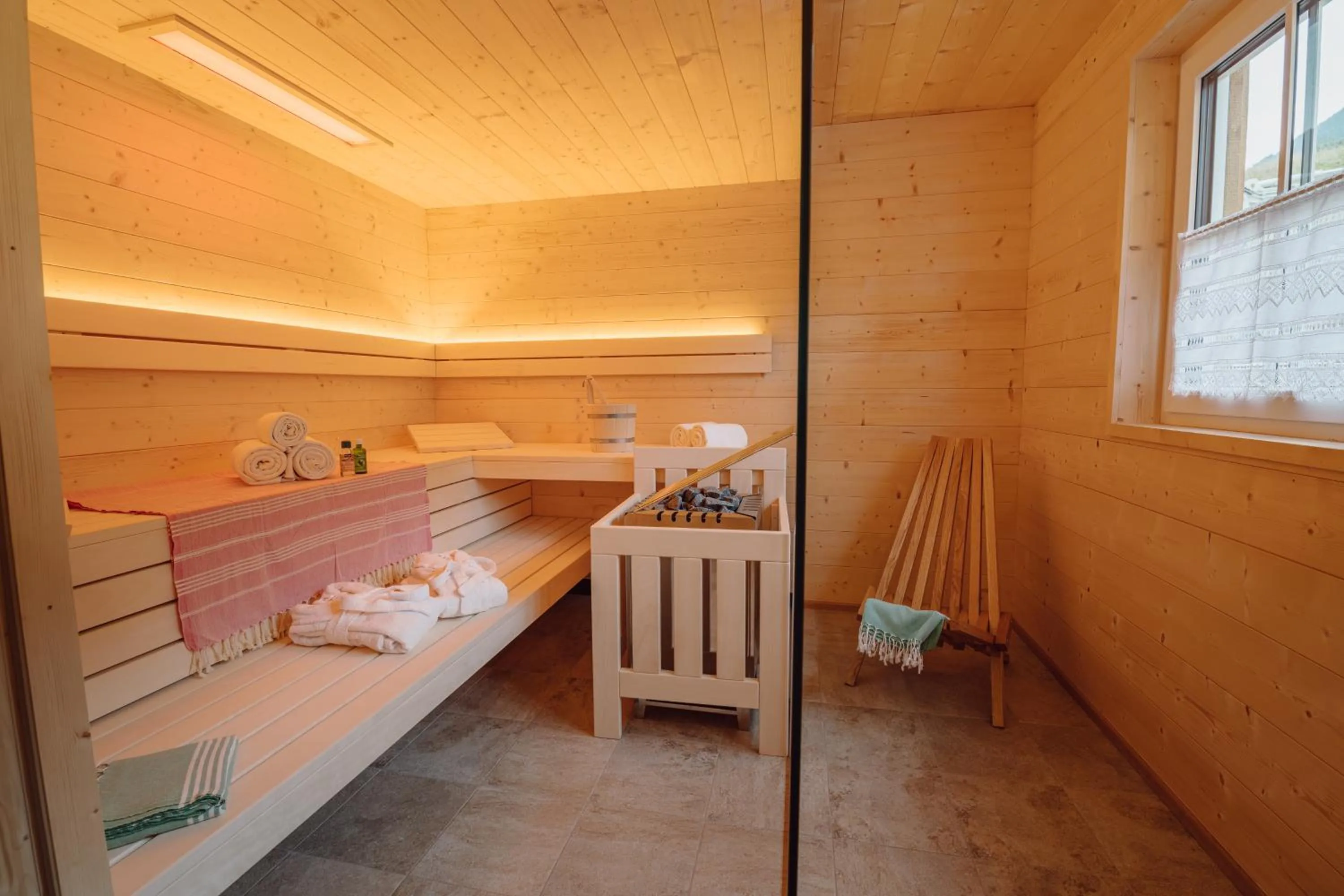 Sauna, Bed in Narzissendorf Zloam